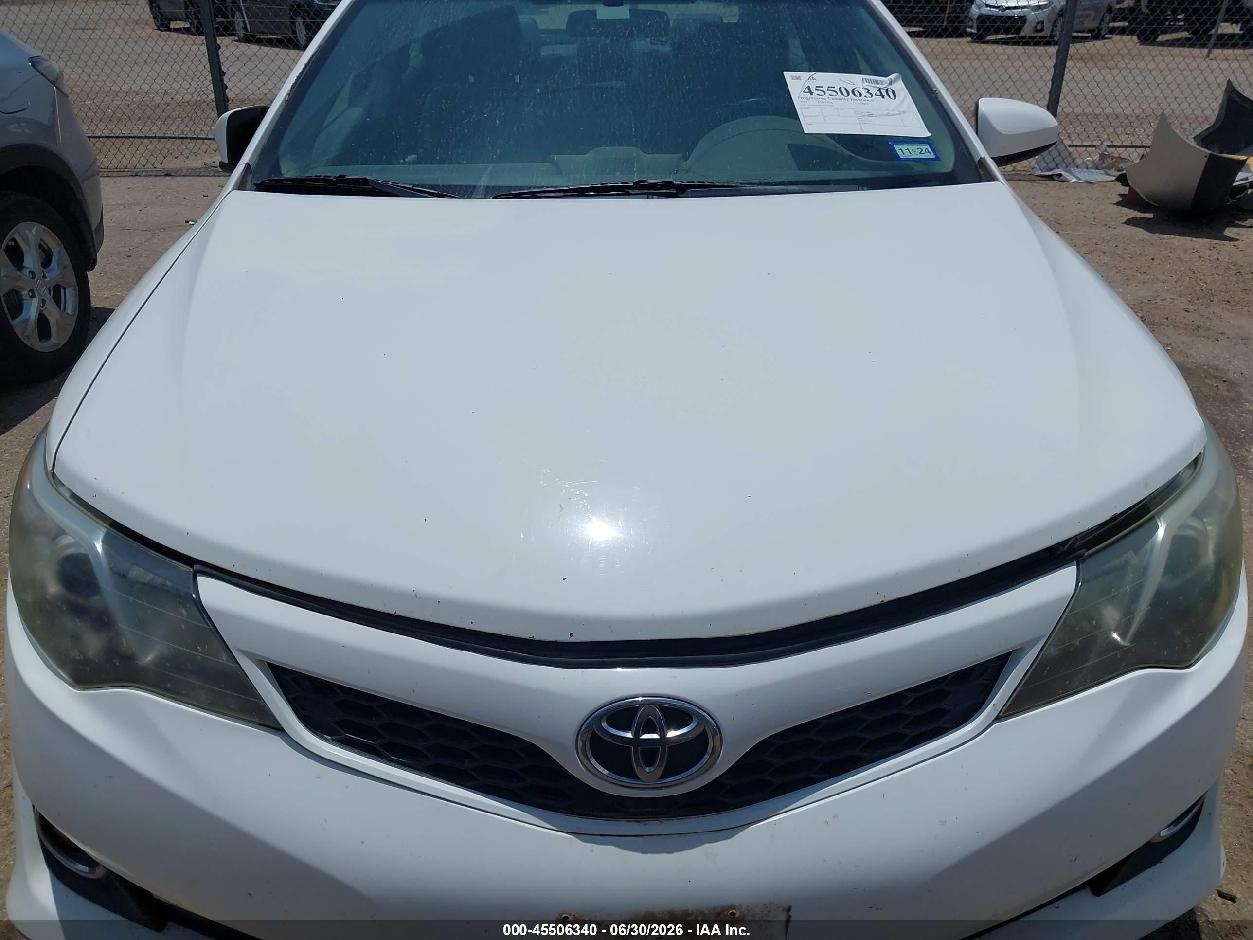 2014 Toyota Camry Se Белый vin: 4T1BF1FK1EU470667