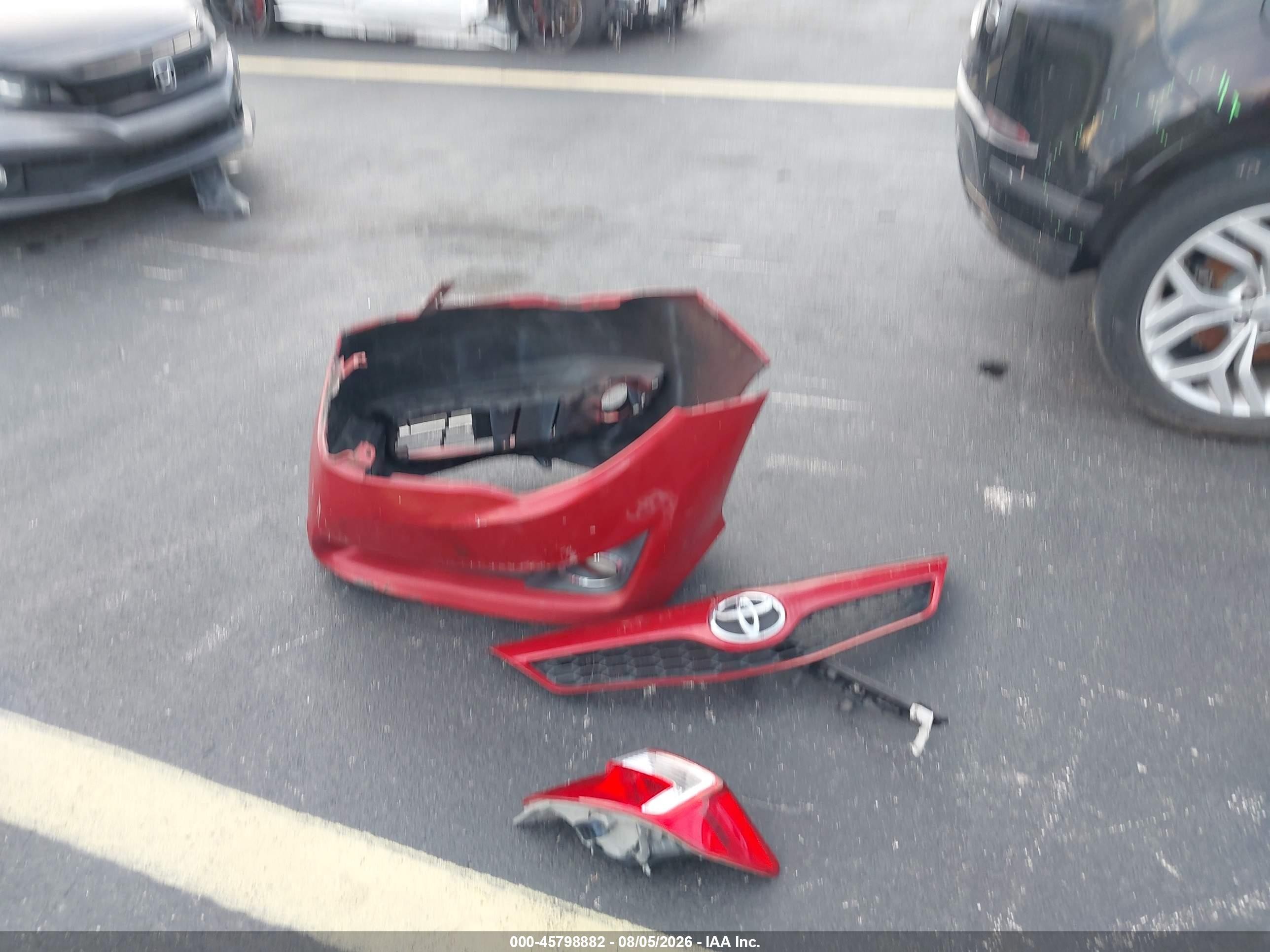 2014 Toyota Camry Se Red vin: 4T1BF1FK1EU727455