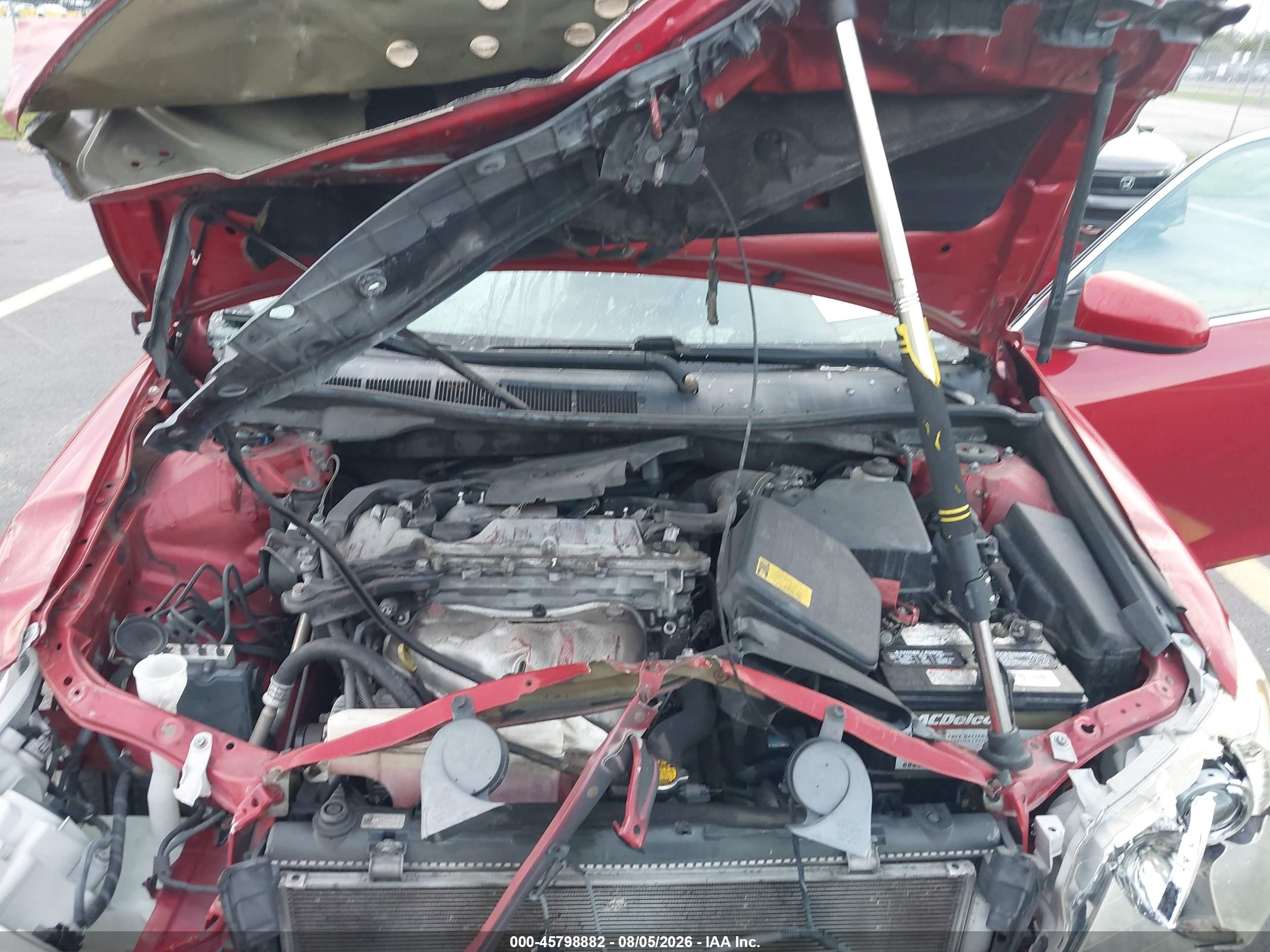 2014 Toyota Camry Se Red vin: 4T1BF1FK1EU727455