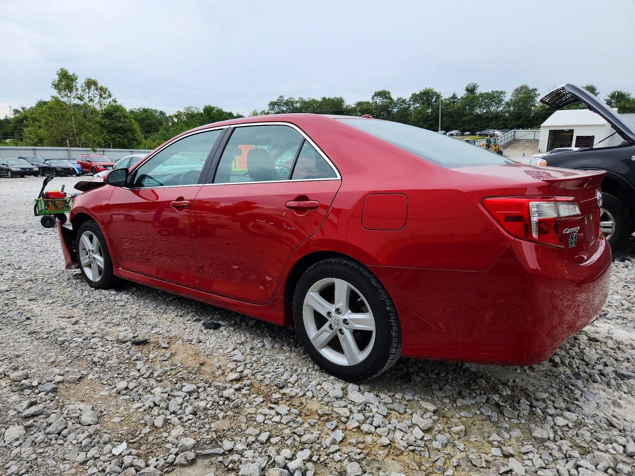 2014 Toyota Camry Se Red vin: 4T1BF1FK1EU730999