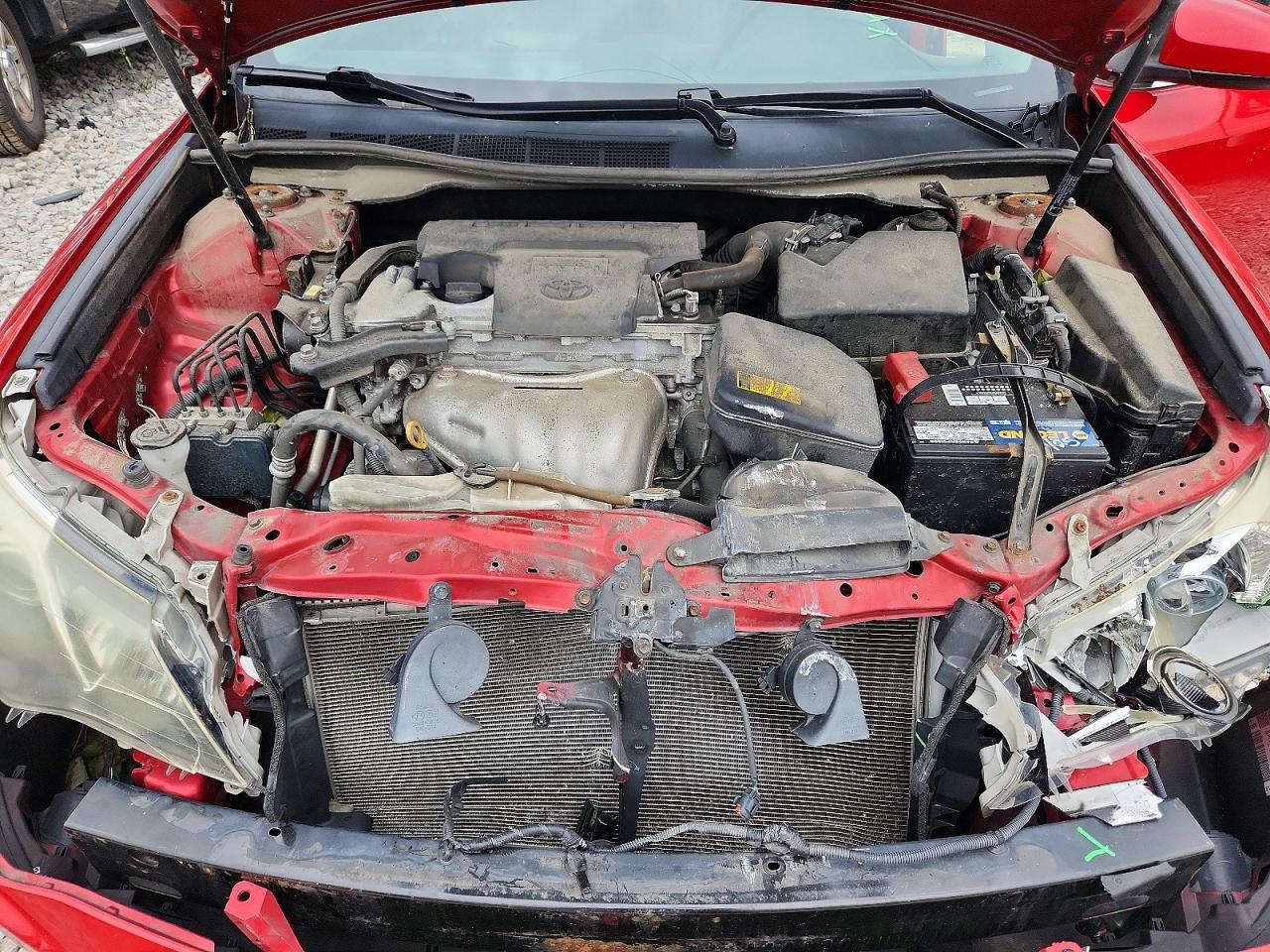 2014 Toyota Camry Se Red vin: 4T1BF1FK1EU730999