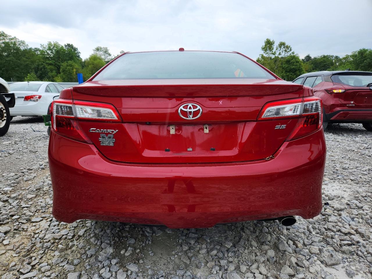 2014 Toyota Camry Se Red vin: 4T1BF1FK1EU730999