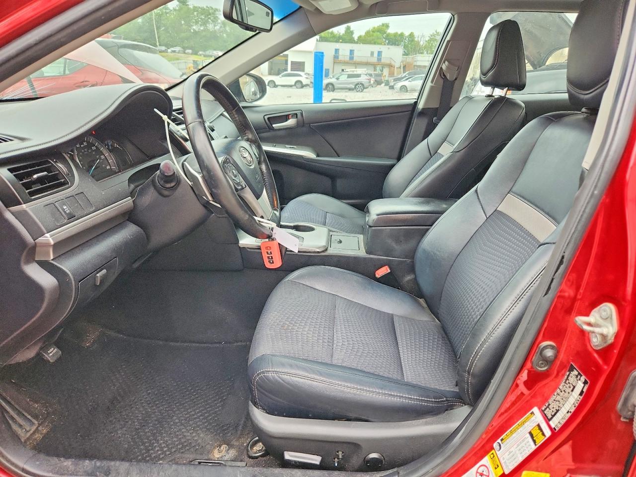 2014 Toyota Camry Se Red vin: 4T1BF1FK1EU730999