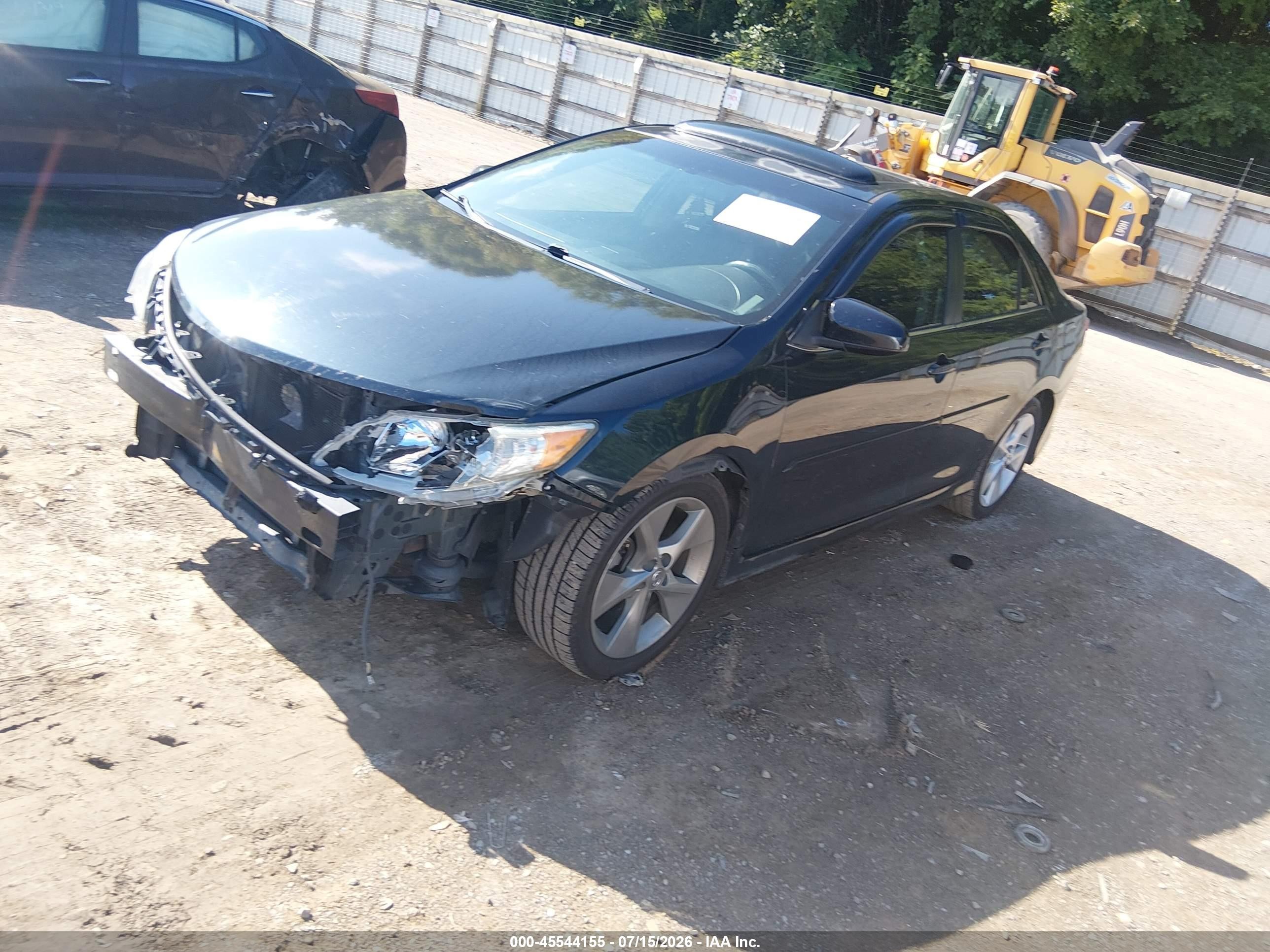 2014 Toyota Camry Se Sport Black vin: 4T1BF1FK1EU731716