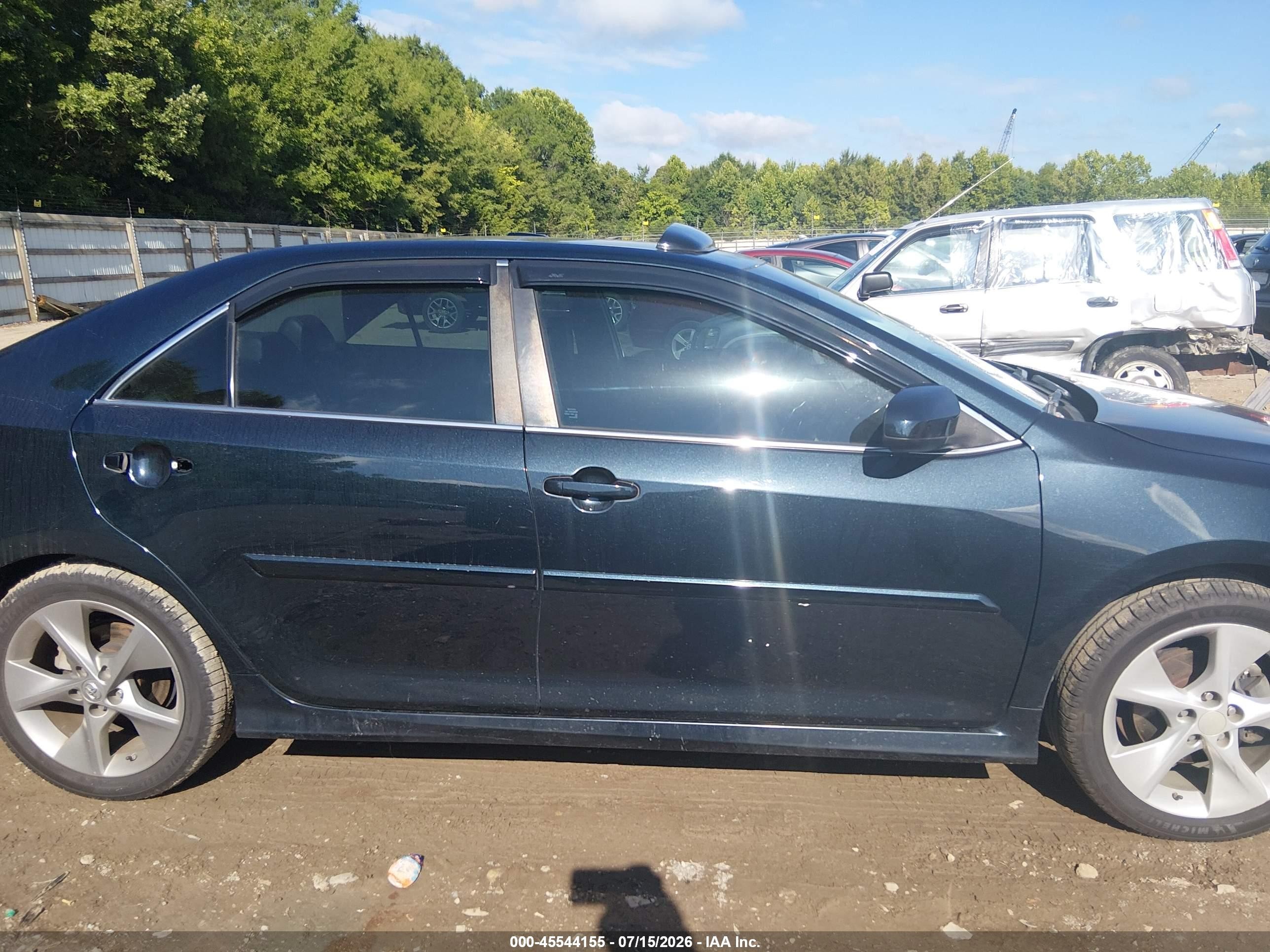 2014 Toyota Camry Se Sport Black vin: 4T1BF1FK1EU731716