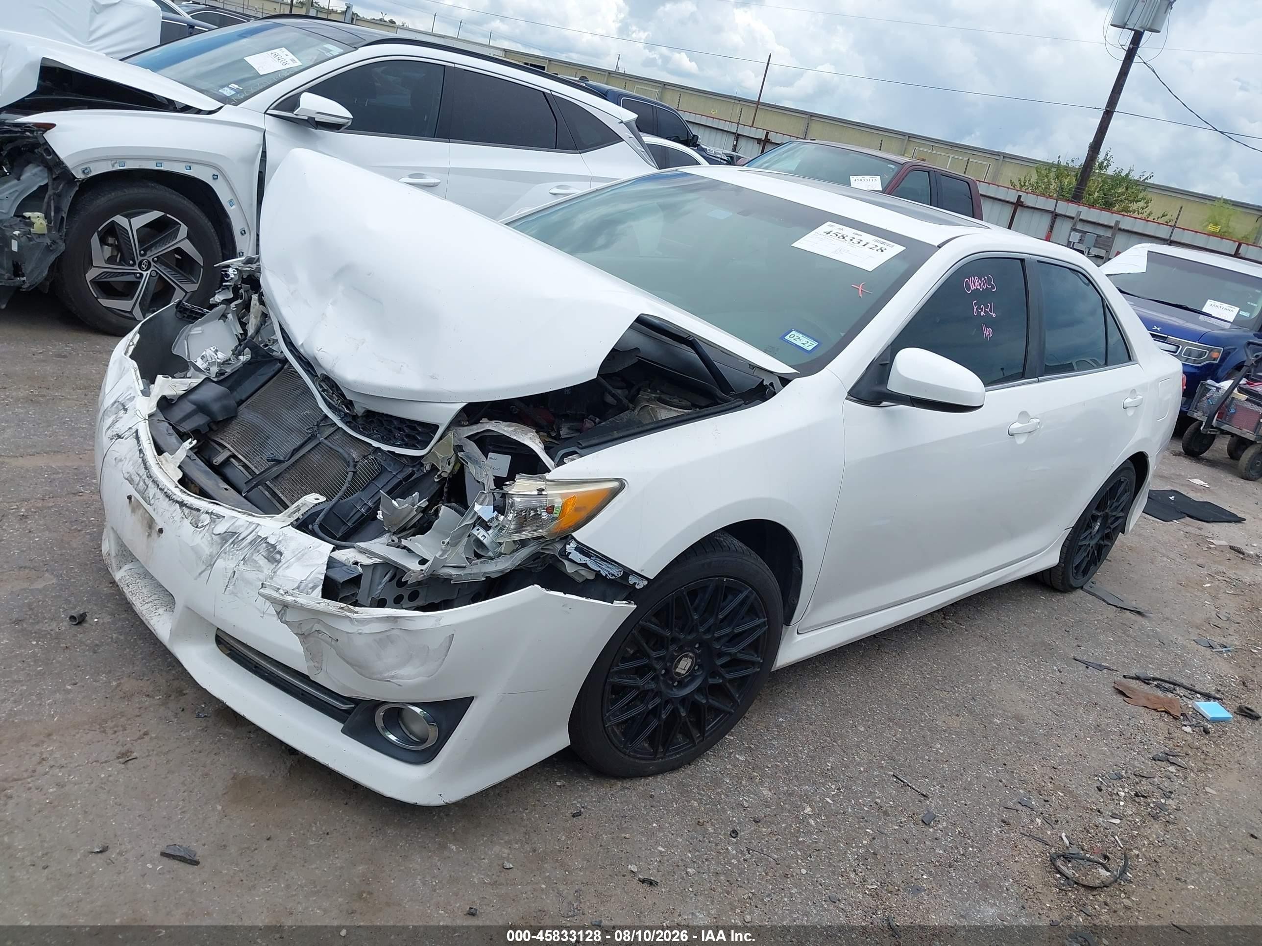 2014 Toyota Camry Se Sport White vin: 4T1BF1FK1EU733255