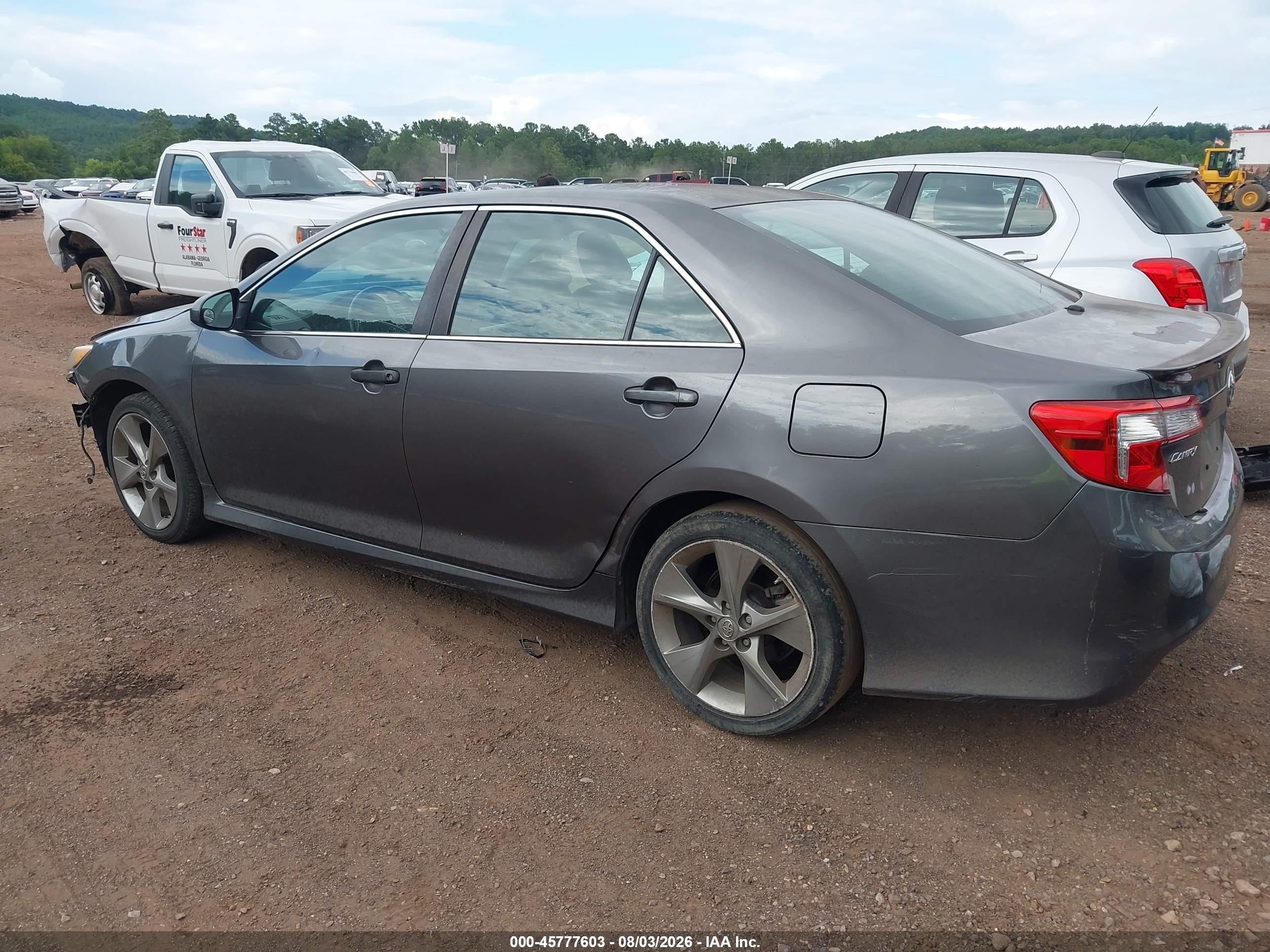 2014 Toyota Camry Se Sport Gray vin: 4T1BF1FK1EU736835