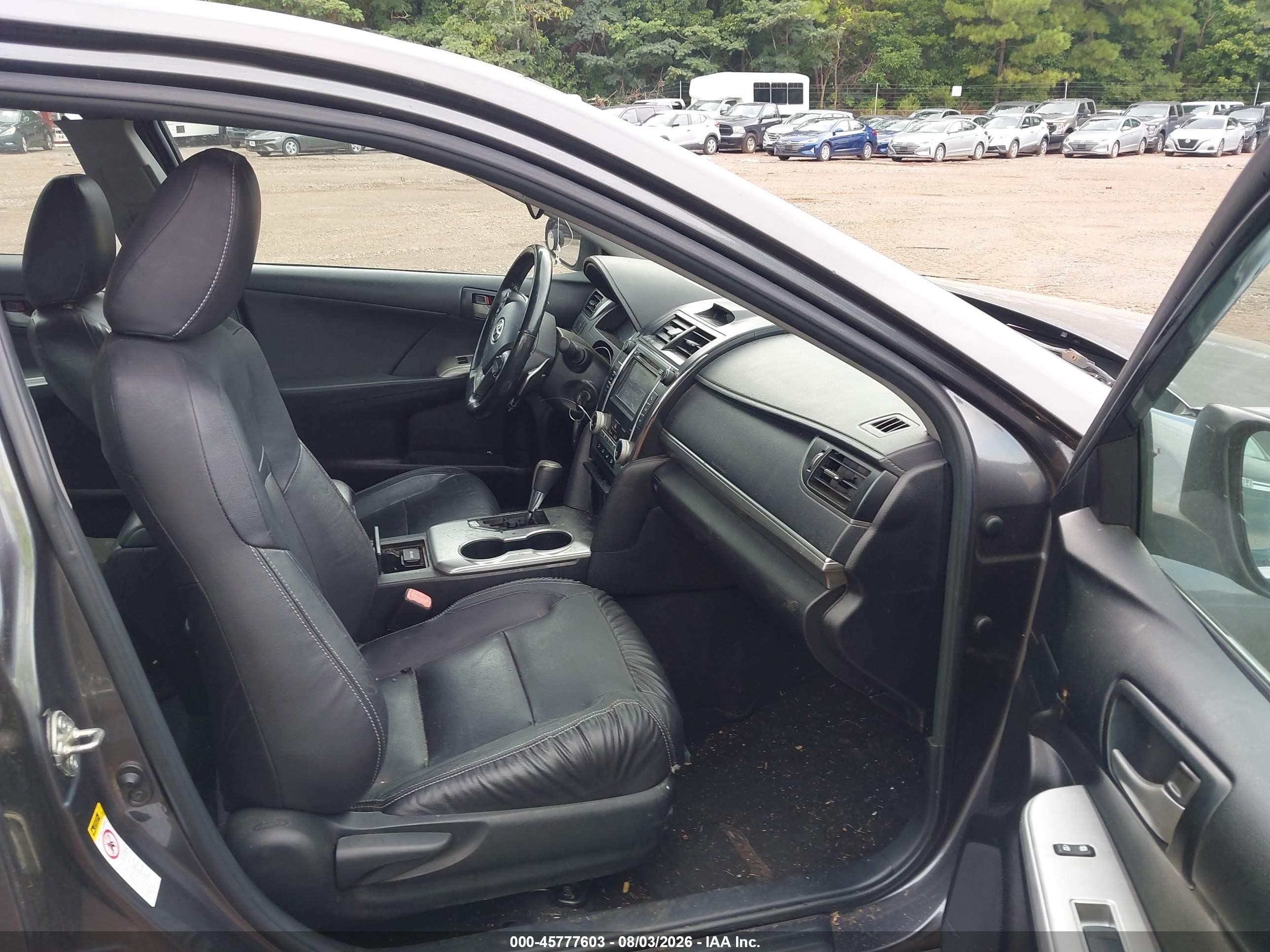 2014 Toyota Camry Se Sport Gray vin: 4T1BF1FK1EU736835