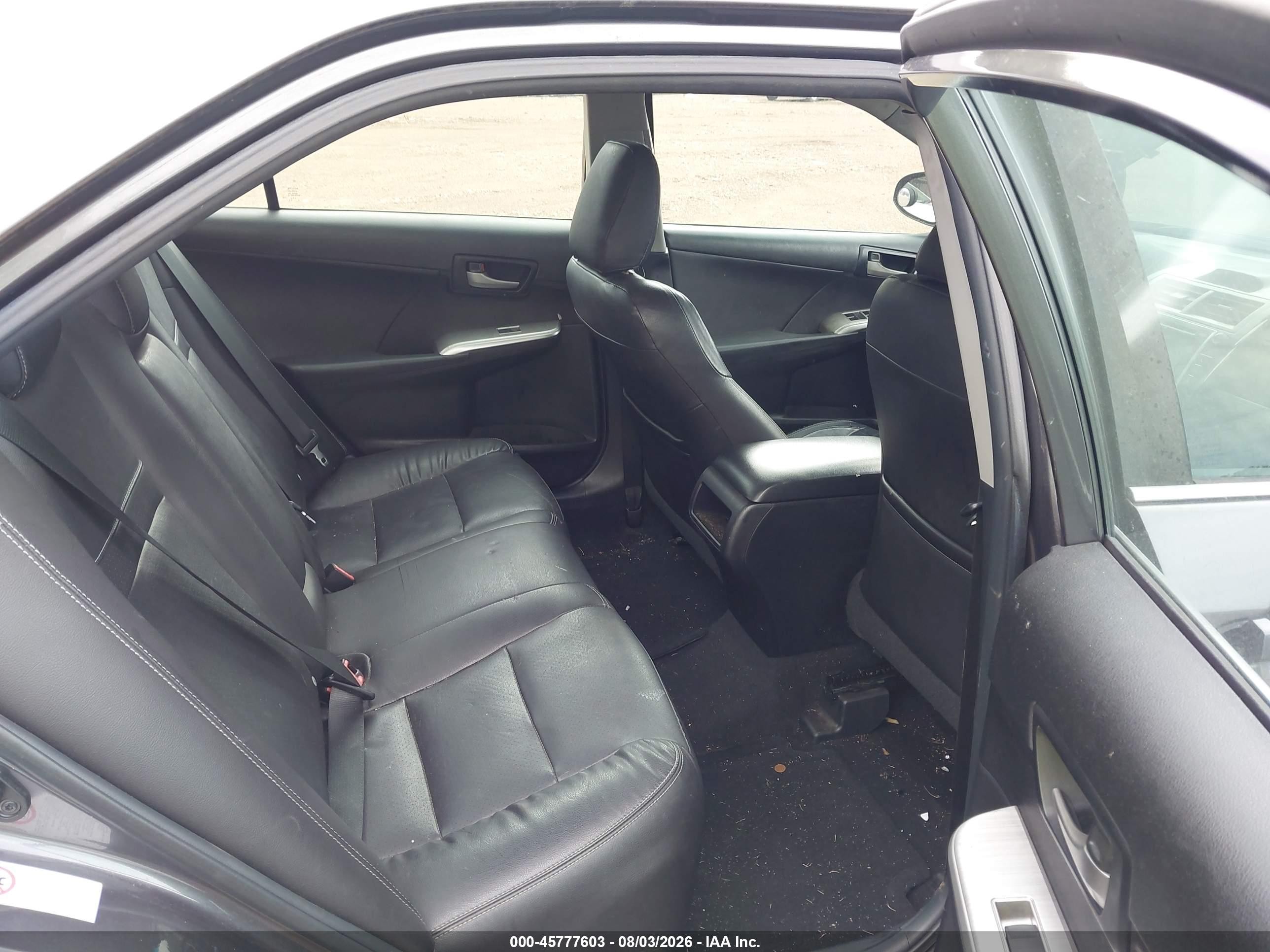 2014 Toyota Camry Se Sport Gray vin: 4T1BF1FK1EU736835