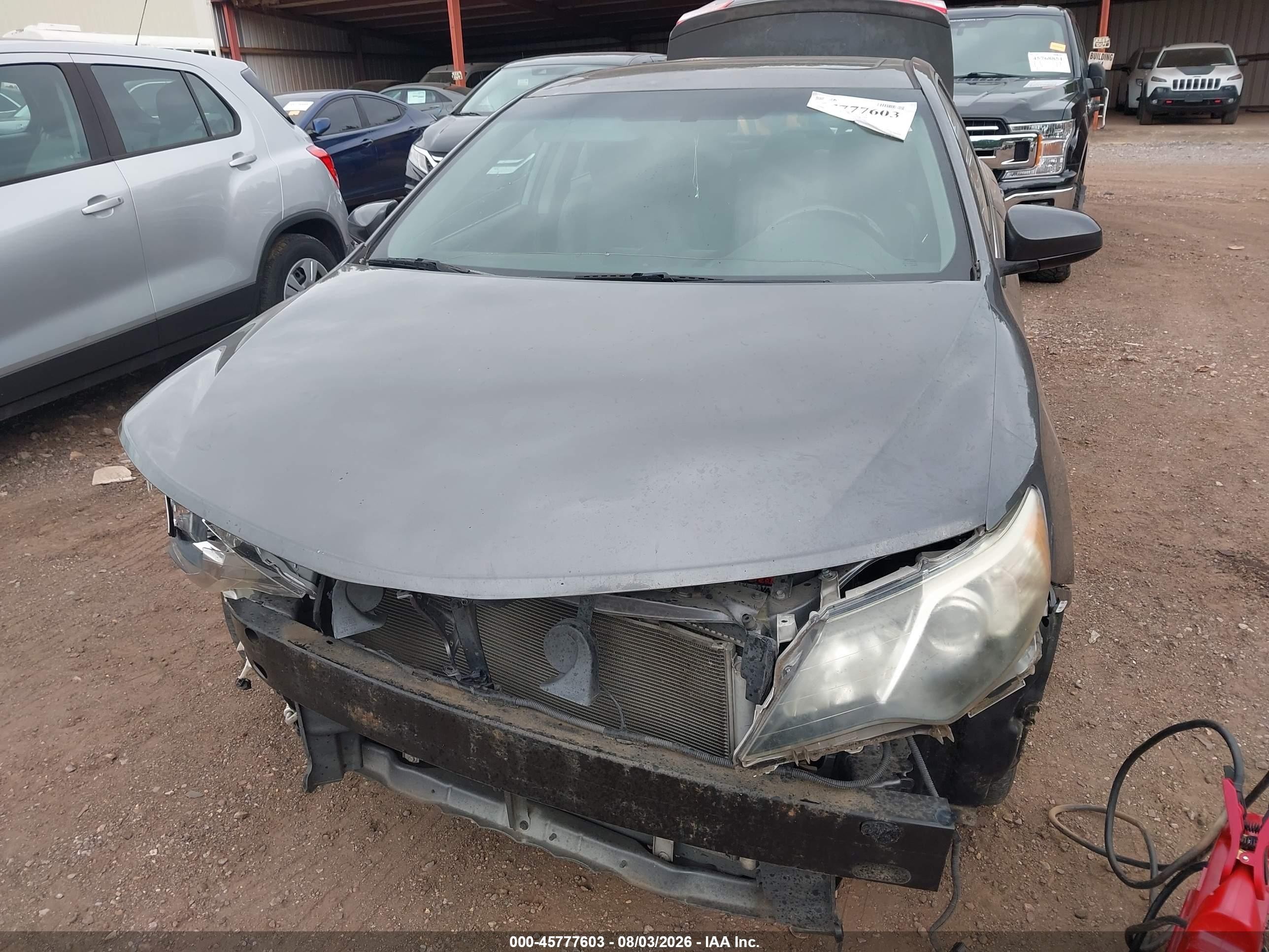 2014 Toyota Camry Se Sport Gray vin: 4T1BF1FK1EU736835