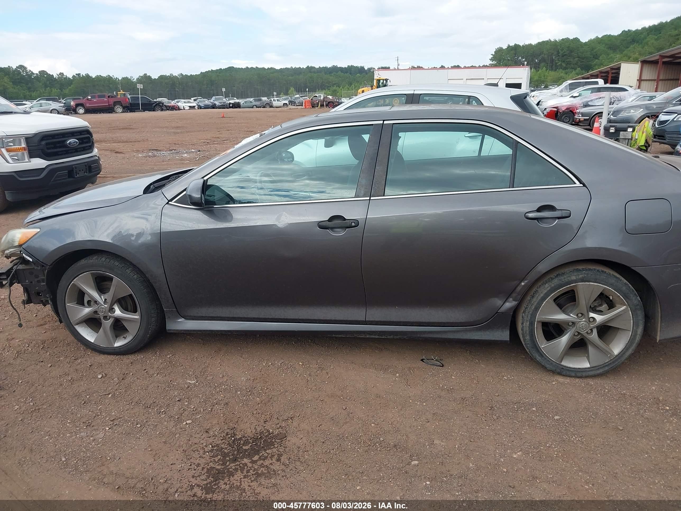 2014 Toyota Camry Se Sport Gray vin: 4T1BF1FK1EU736835