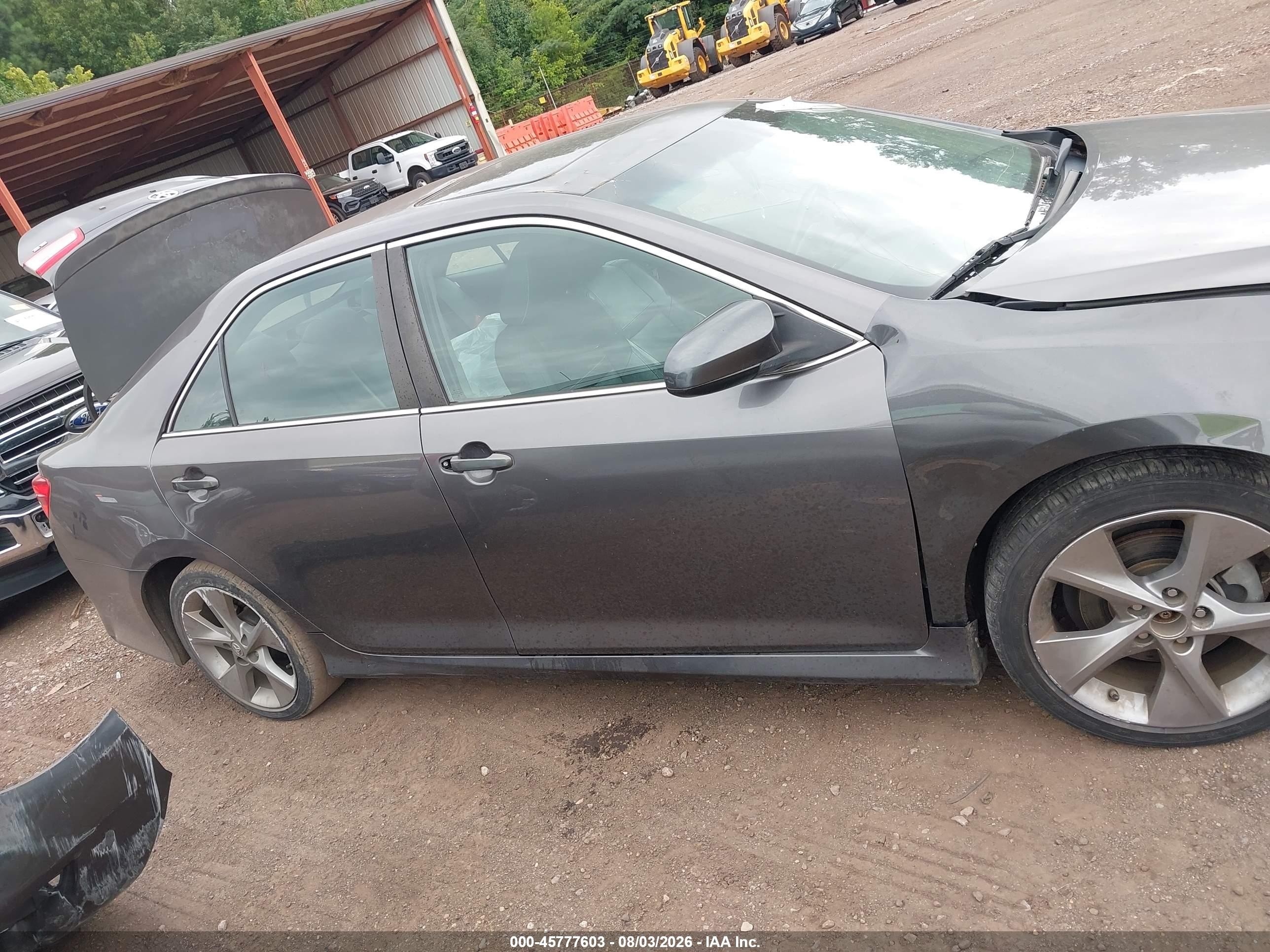 2014 Toyota Camry Se Sport Gray vin: 4T1BF1FK1EU736835