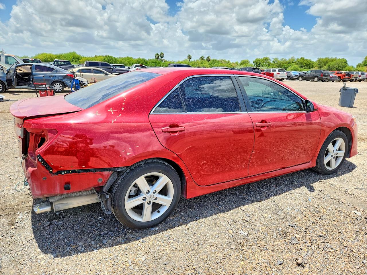 2014 Toyota Camry Se Burgundy vin: 4T1BF1FK1EU746992
