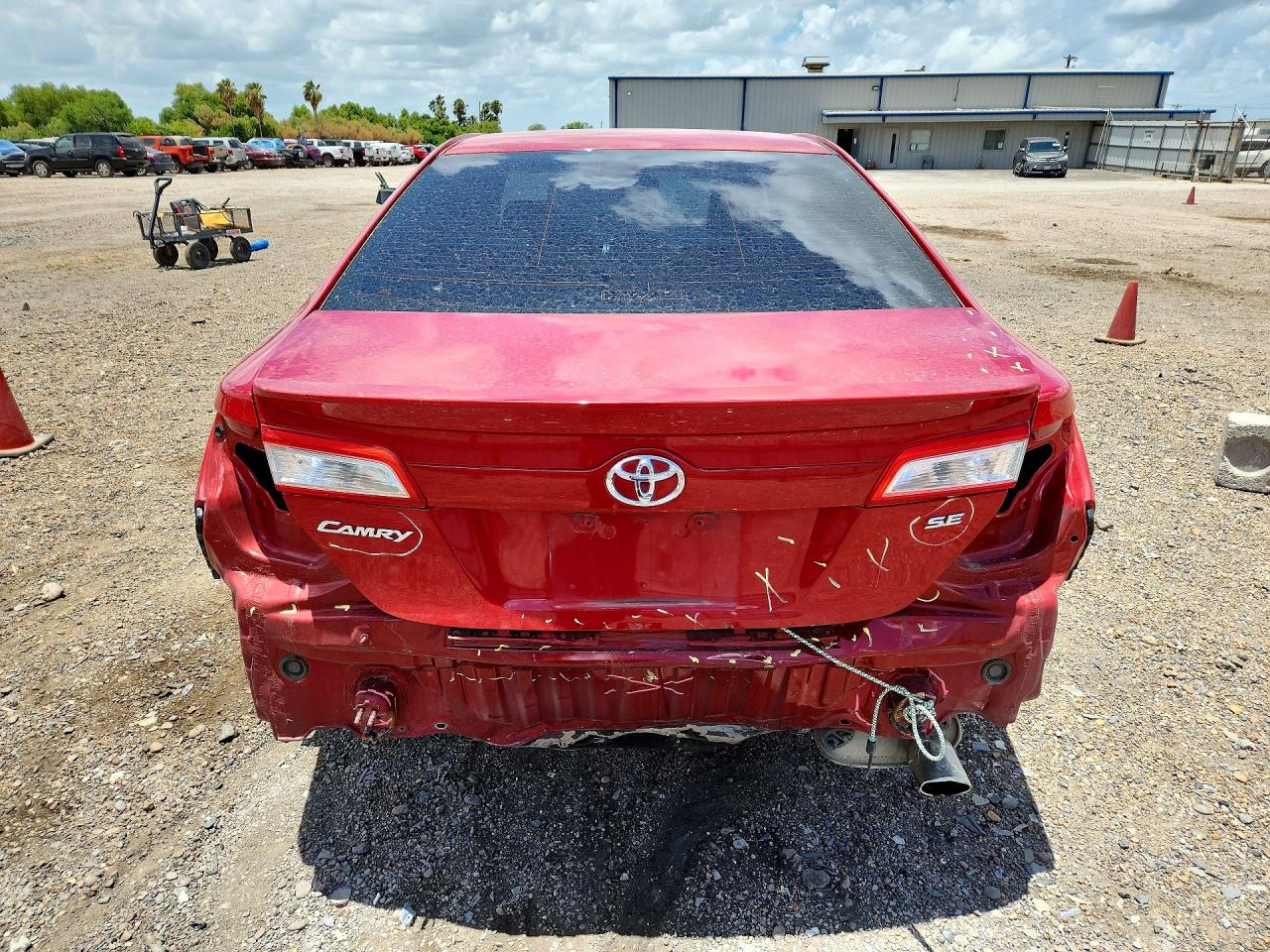 2014 Toyota Camry Se Burgundy vin: 4T1BF1FK1EU746992