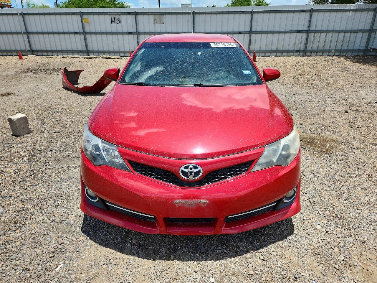 2014 Toyota Camry Se Burgundy vin: 4T1BF1FK1EU746992