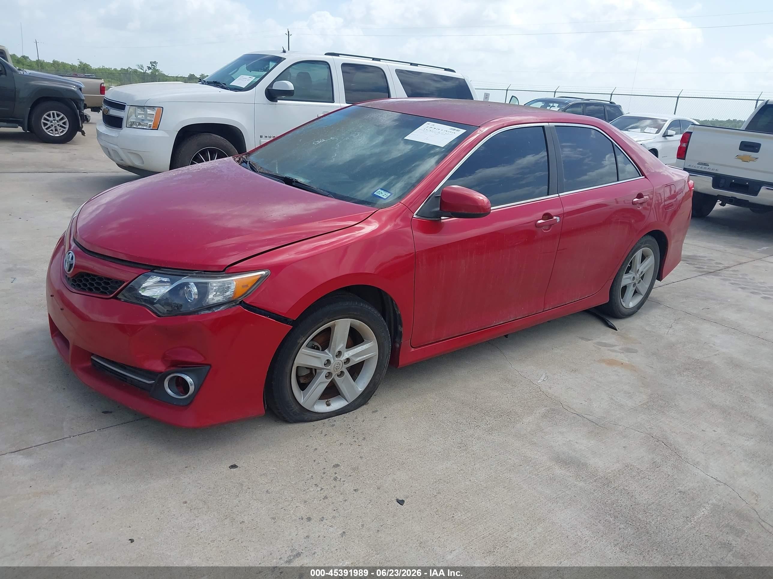 2014 Toyota Camry Se Красный vin: 4T1BF1FK1EU748581