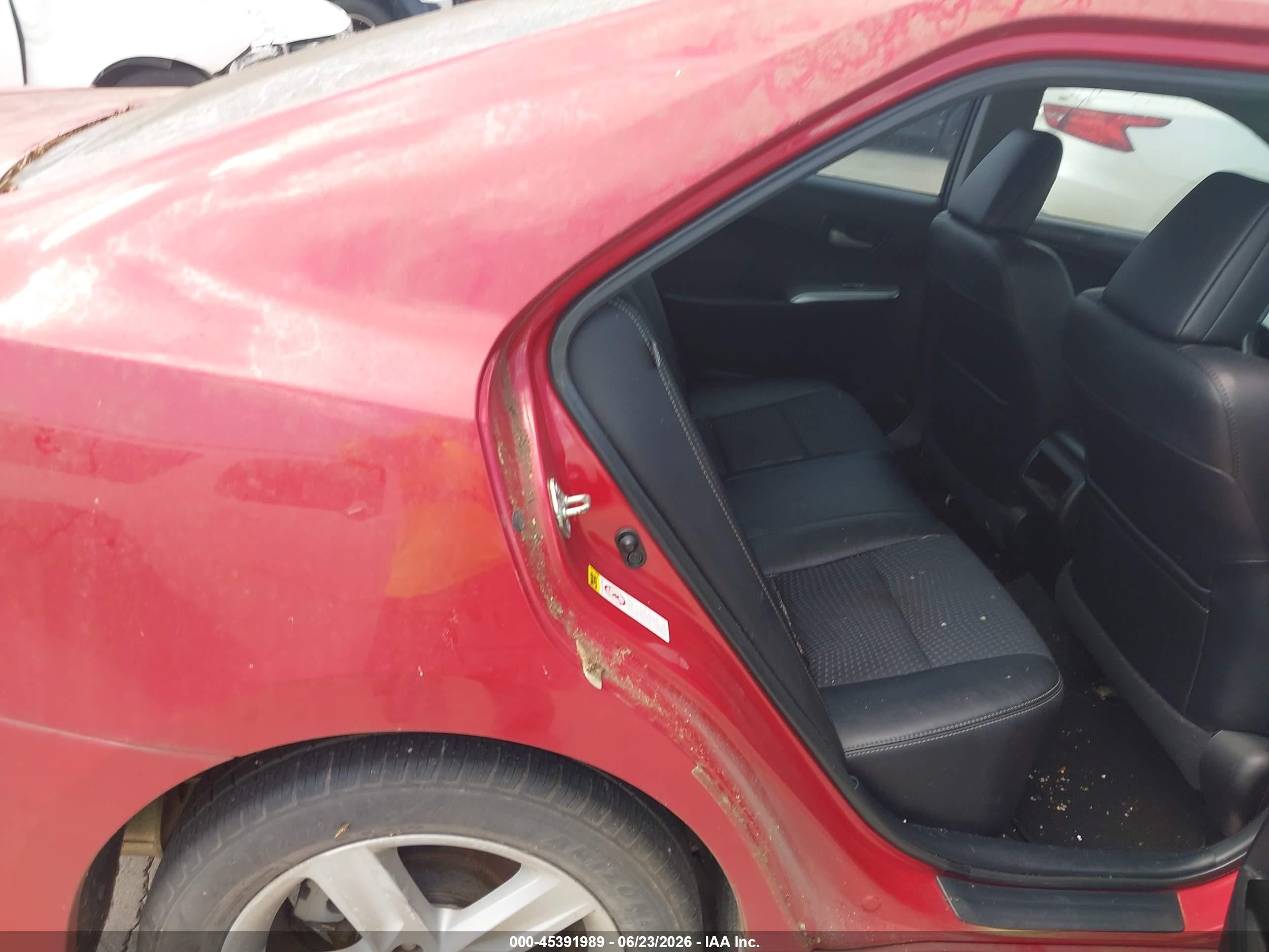 2014 Toyota Camry Se Красный vin: 4T1BF1FK1EU748581