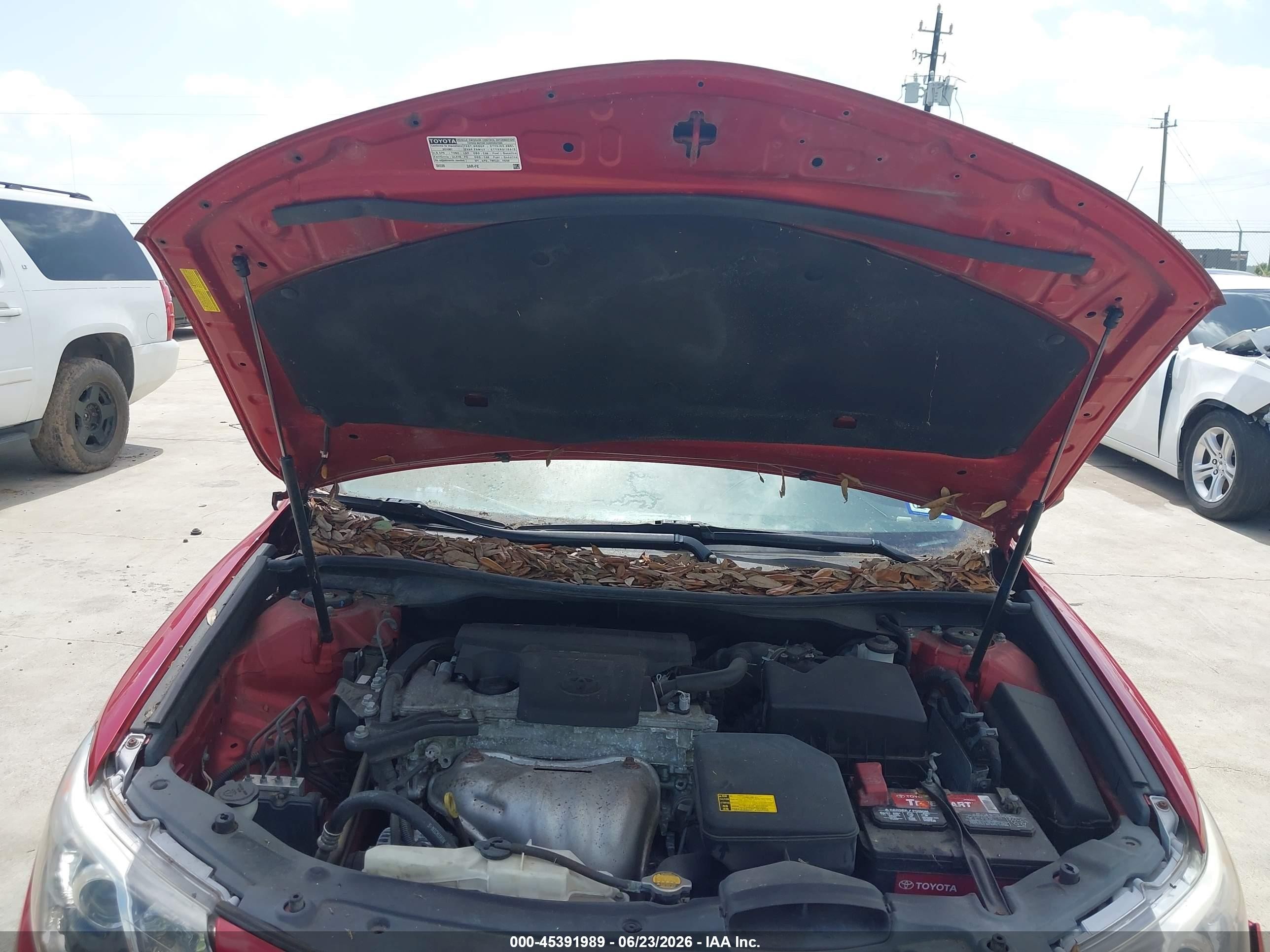 2014 Toyota Camry Se Красный vin: 4T1BF1FK1EU748581