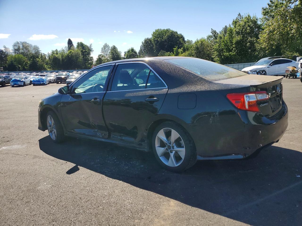 2014 Toyota Camry Se Sport Black vin: 4T1BF1FK1EU748905