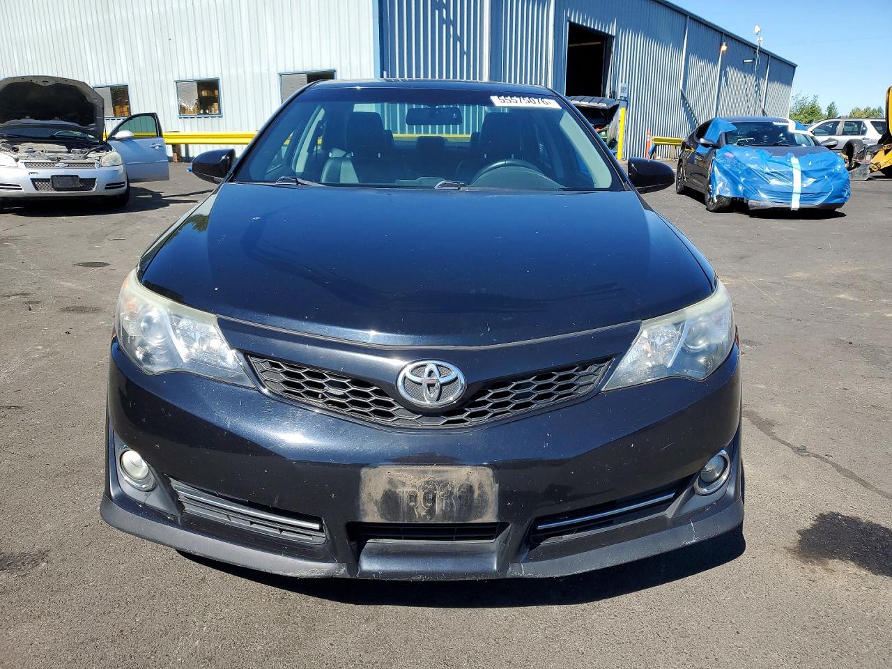 2014 Toyota Camry Se Sport Black vin: 4T1BF1FK1EU748905