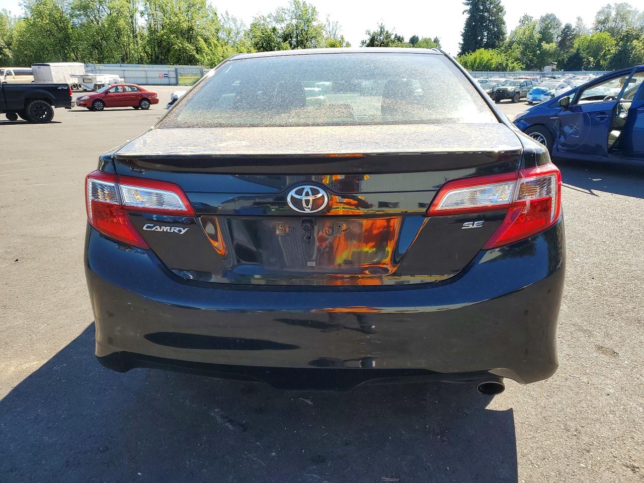 2014 Toyota Camry Se Sport Black vin: 4T1BF1FK1EU748905