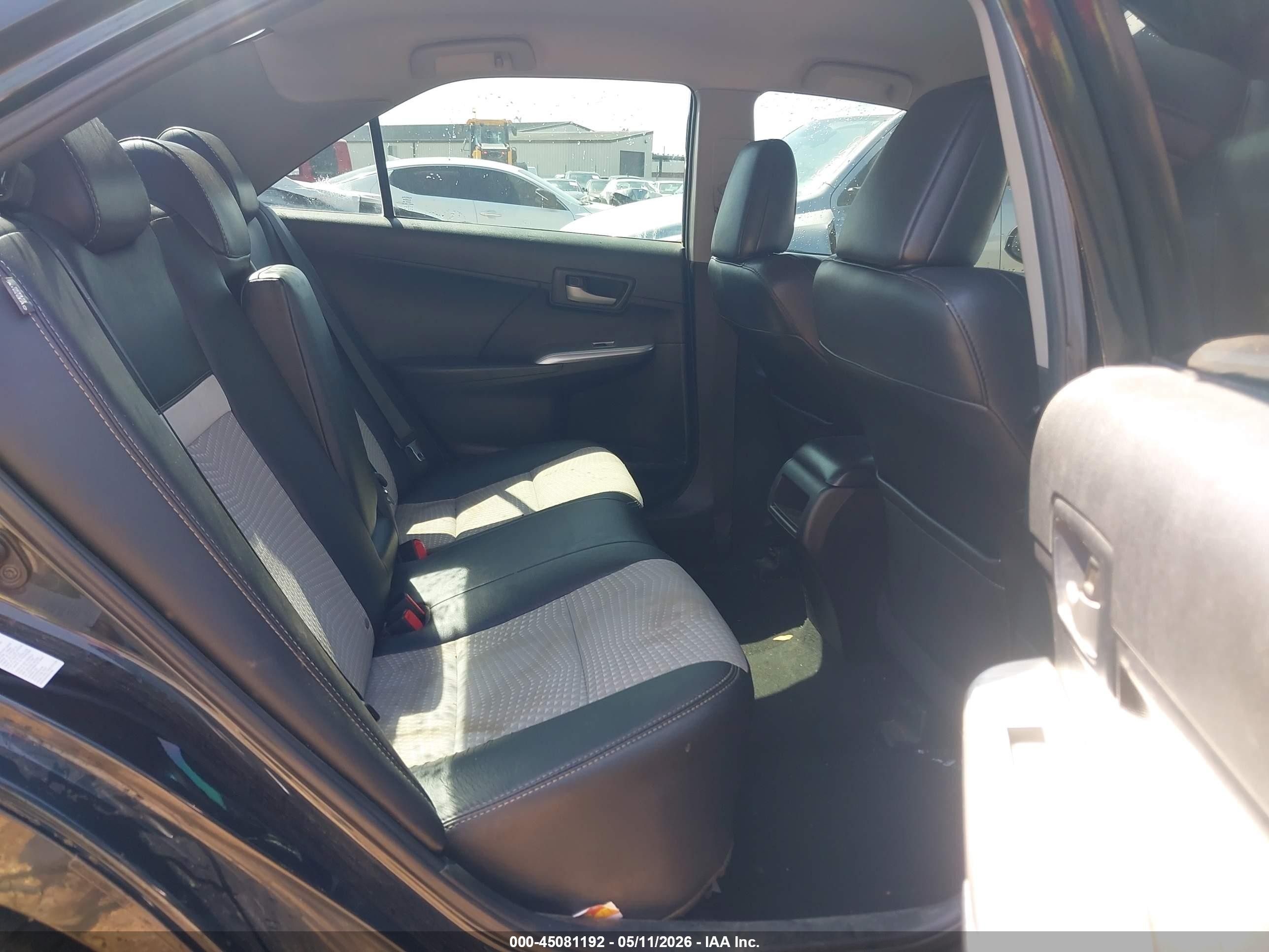 2014 Toyota Camry Se Черный vin: 4T1BF1FK1EU750525
