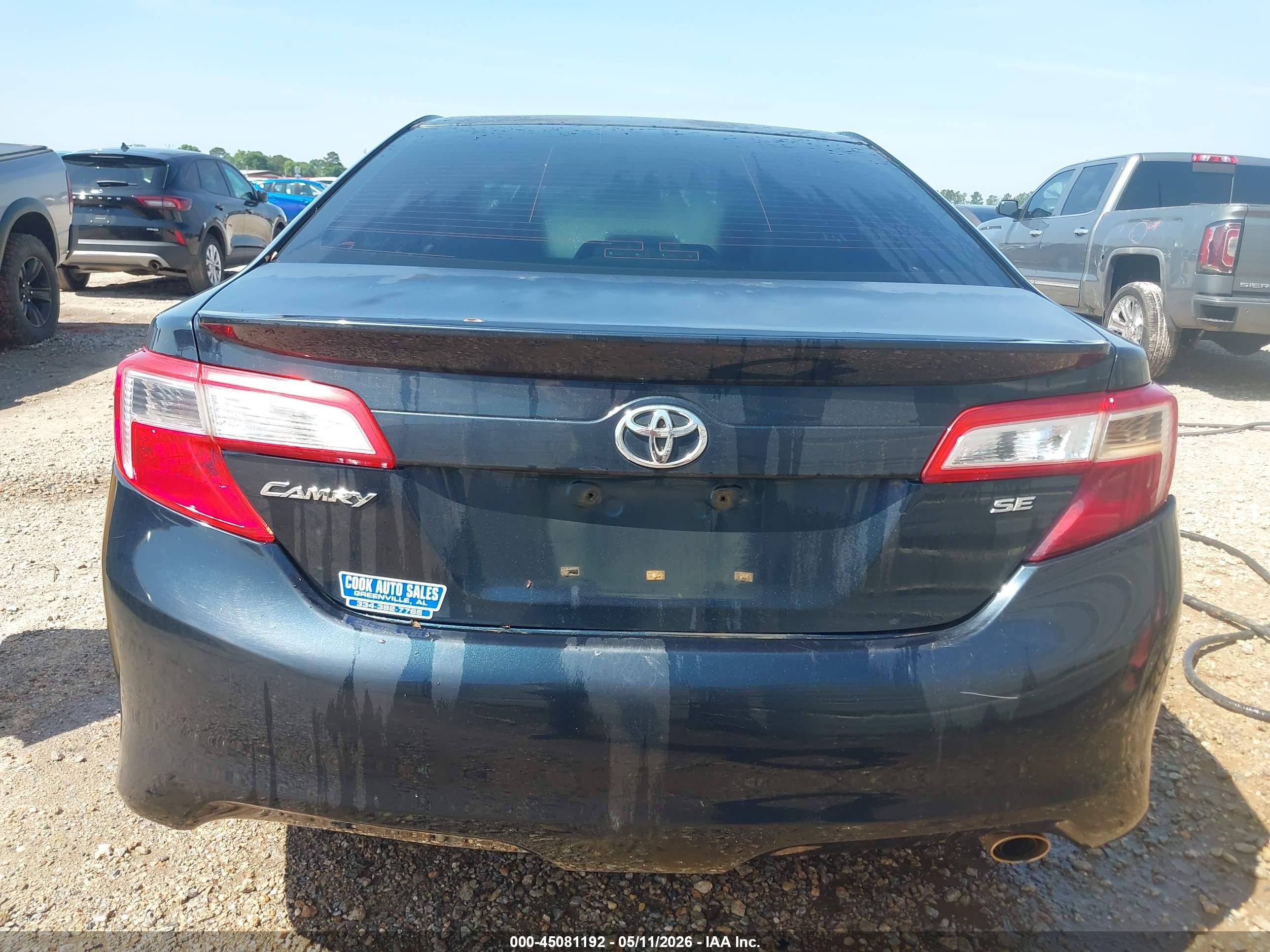 2014 Toyota Camry Se Черный vin: 4T1BF1FK1EU750525