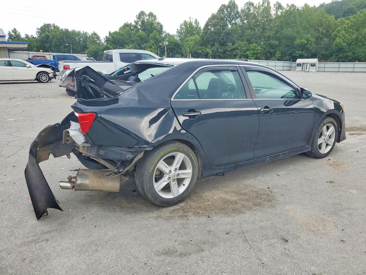 2014 Toyota Camry Se Black vin: 4T1BF1FK1EU755059