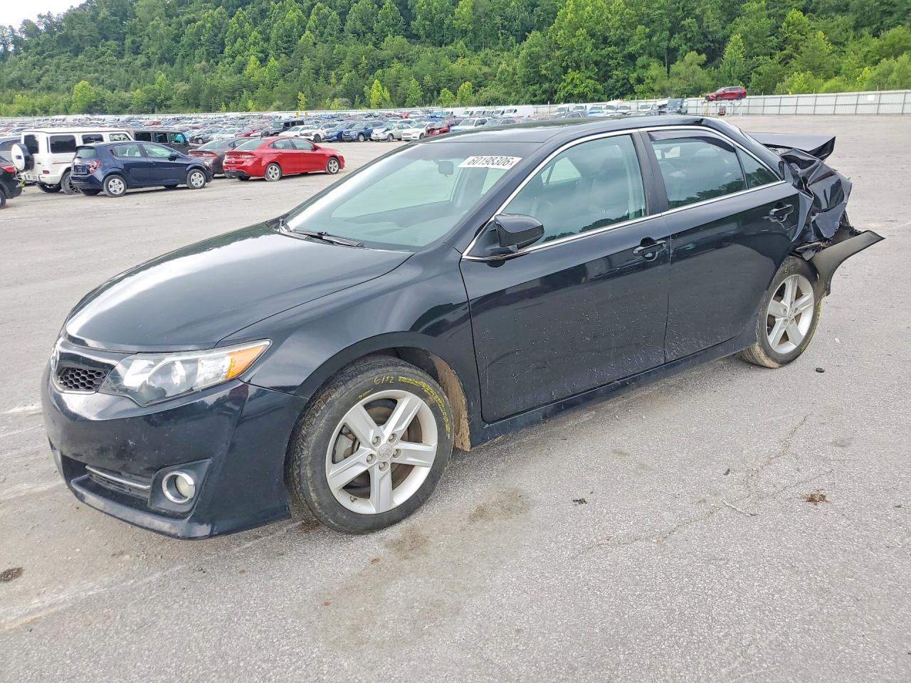2014 Toyota Camry Se Black vin: 4T1BF1FK1EU755059