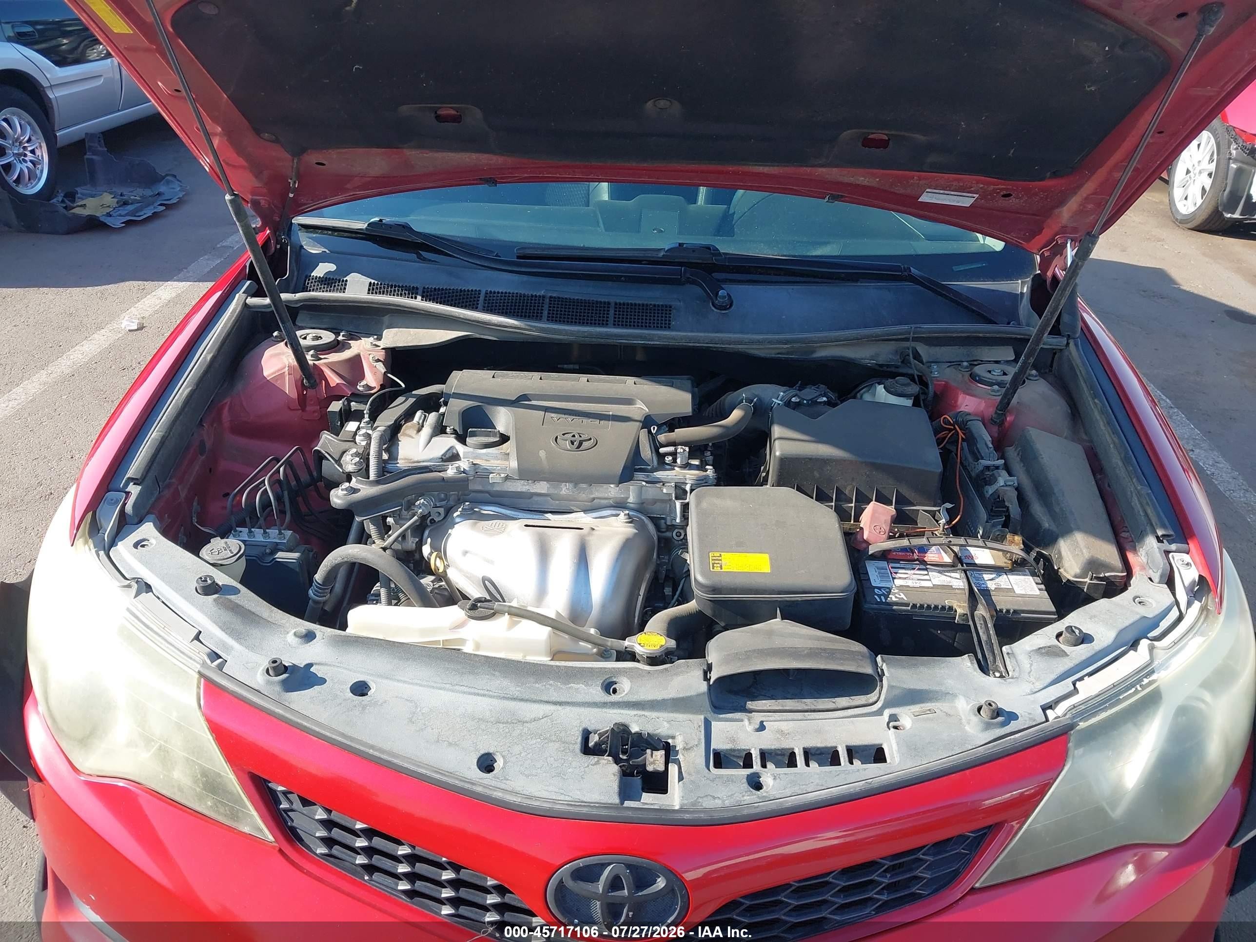 2014 Toyota Camry Se Sport Red vin: 4T1BF1FK1EU759581