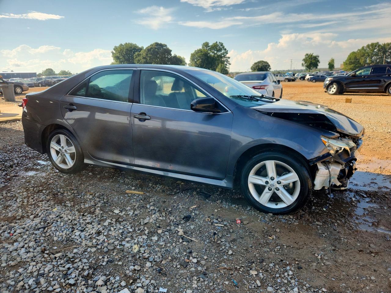 2014 Toyota Camry Se Gray vin: 4T1BF1FK1EU764117