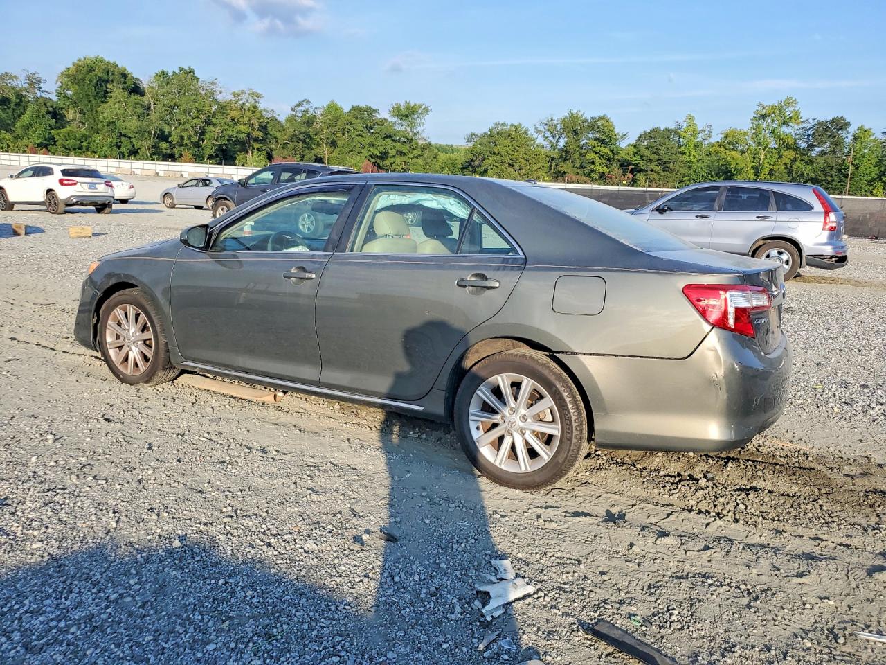2014 Toyota Camry Xle Gray vin: 4T1BF1FK1EU765557