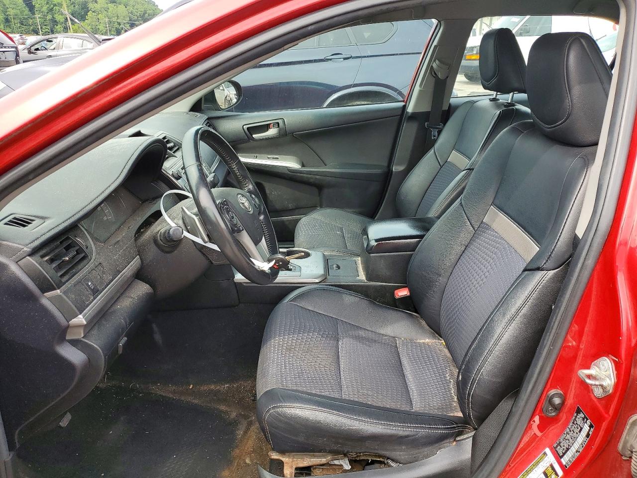 2014 Toyota Camry Se Red vin: 4T1BF1FK1EU778096