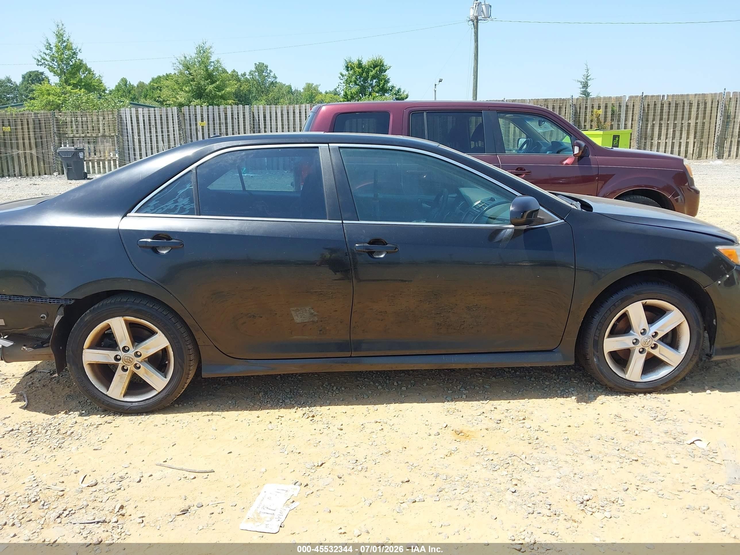 2014 Toyota Camry Se Black vin: 4T1BF1FK1EU778826
