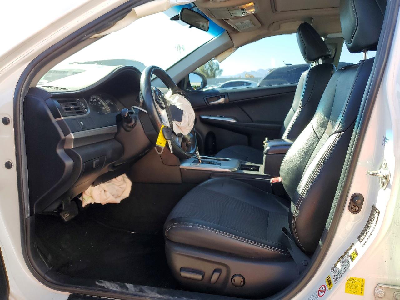2014 Toyota Camry L White vin: 4T1BF1FK1EU779488