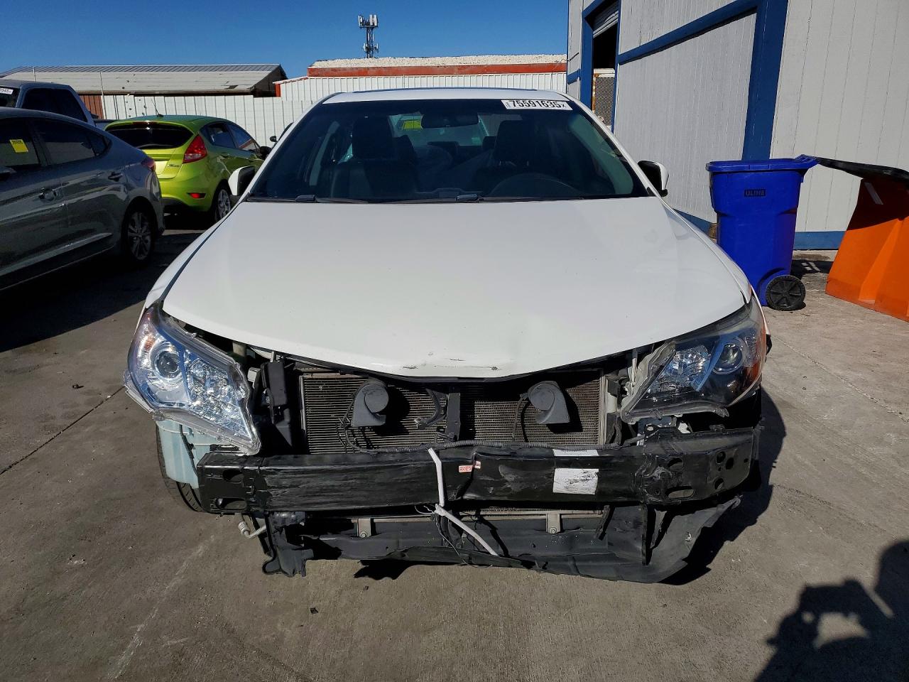 2014 Toyota Camry L White vin: 4T1BF1FK1EU779488