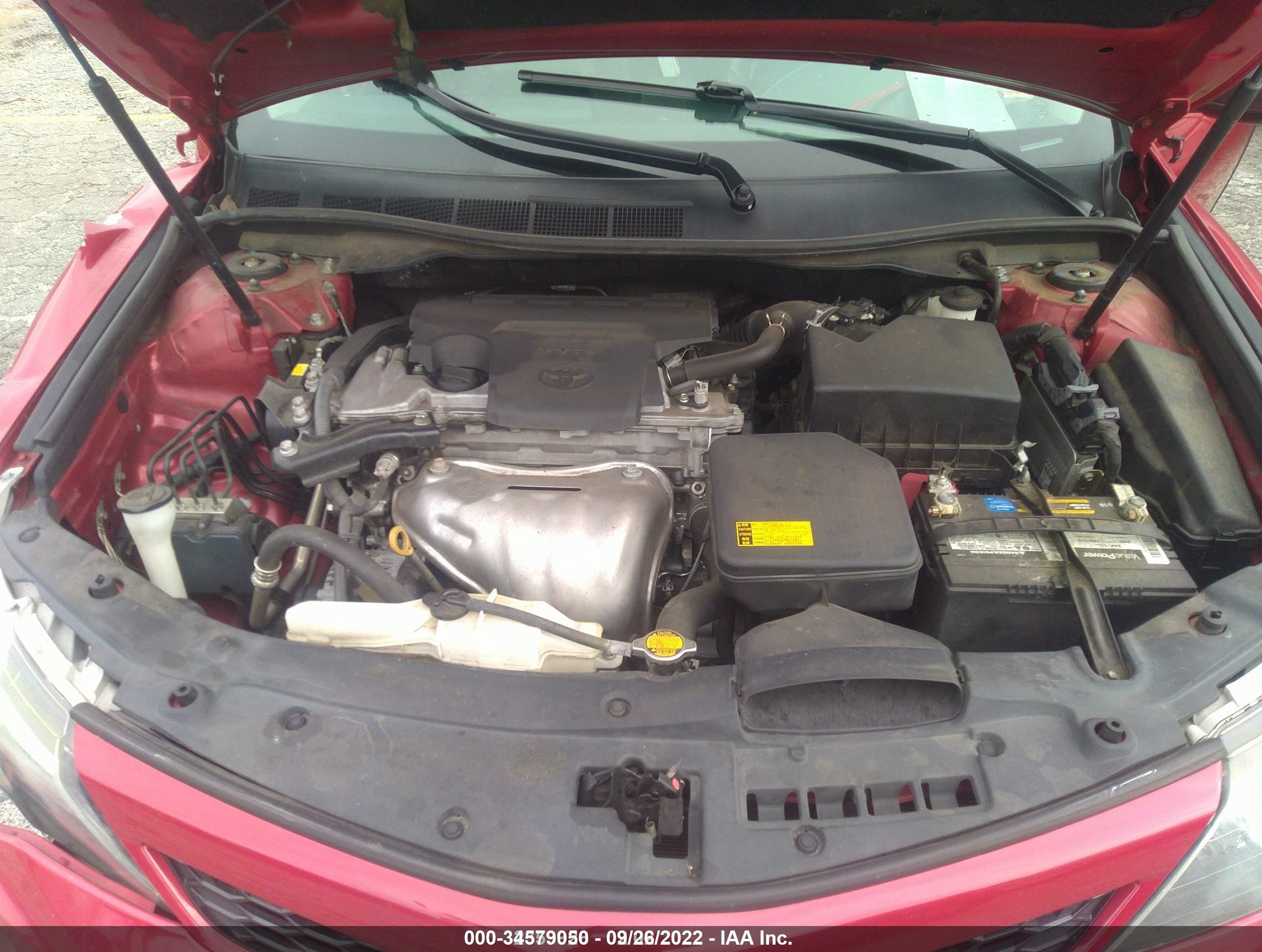 2014 Toyota Camry Se Red vin: 4T1BF1FK1EU780723