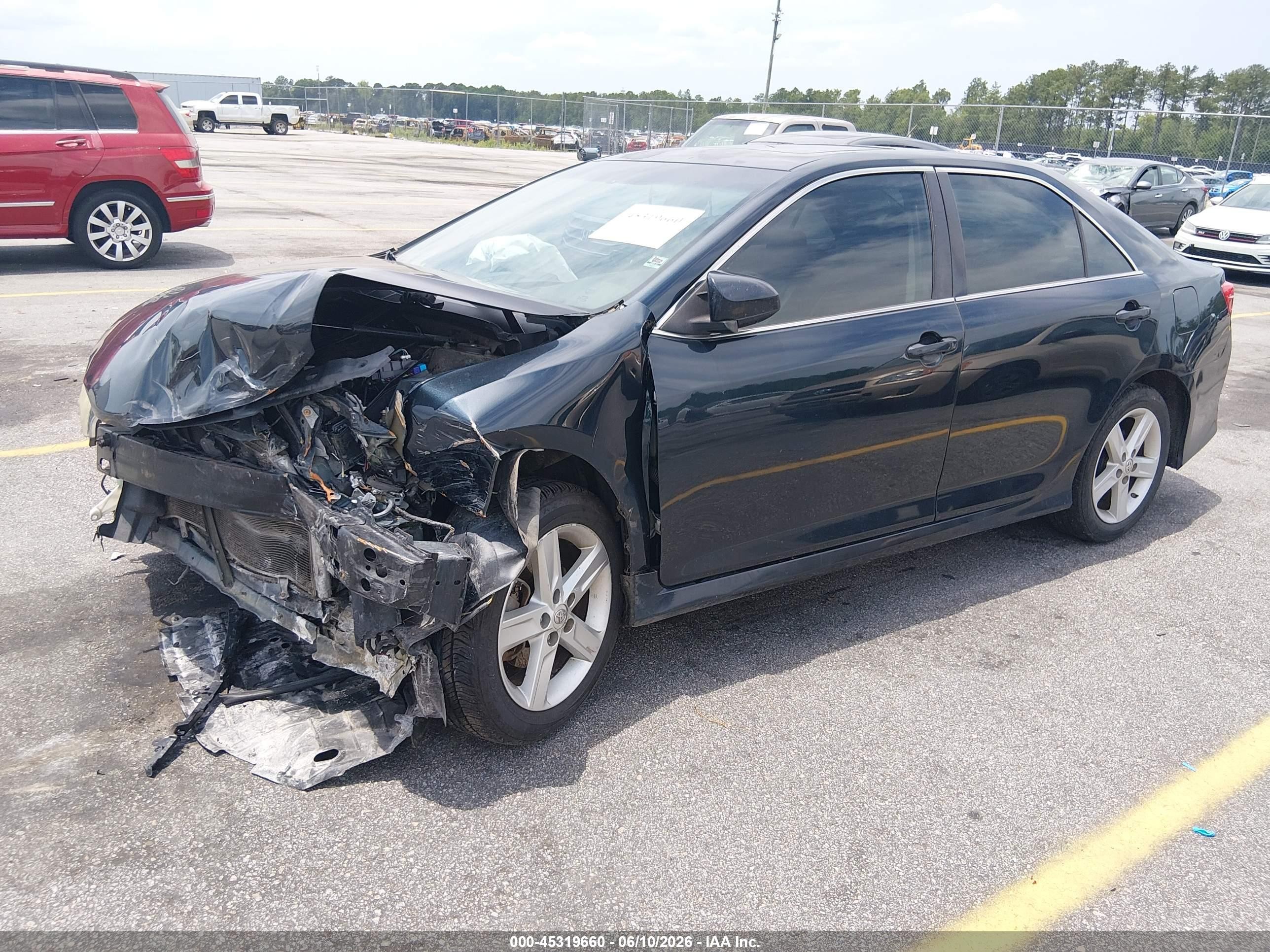 2014 Toyota Camry Se Black vin: 4T1BF1FK1EU782097