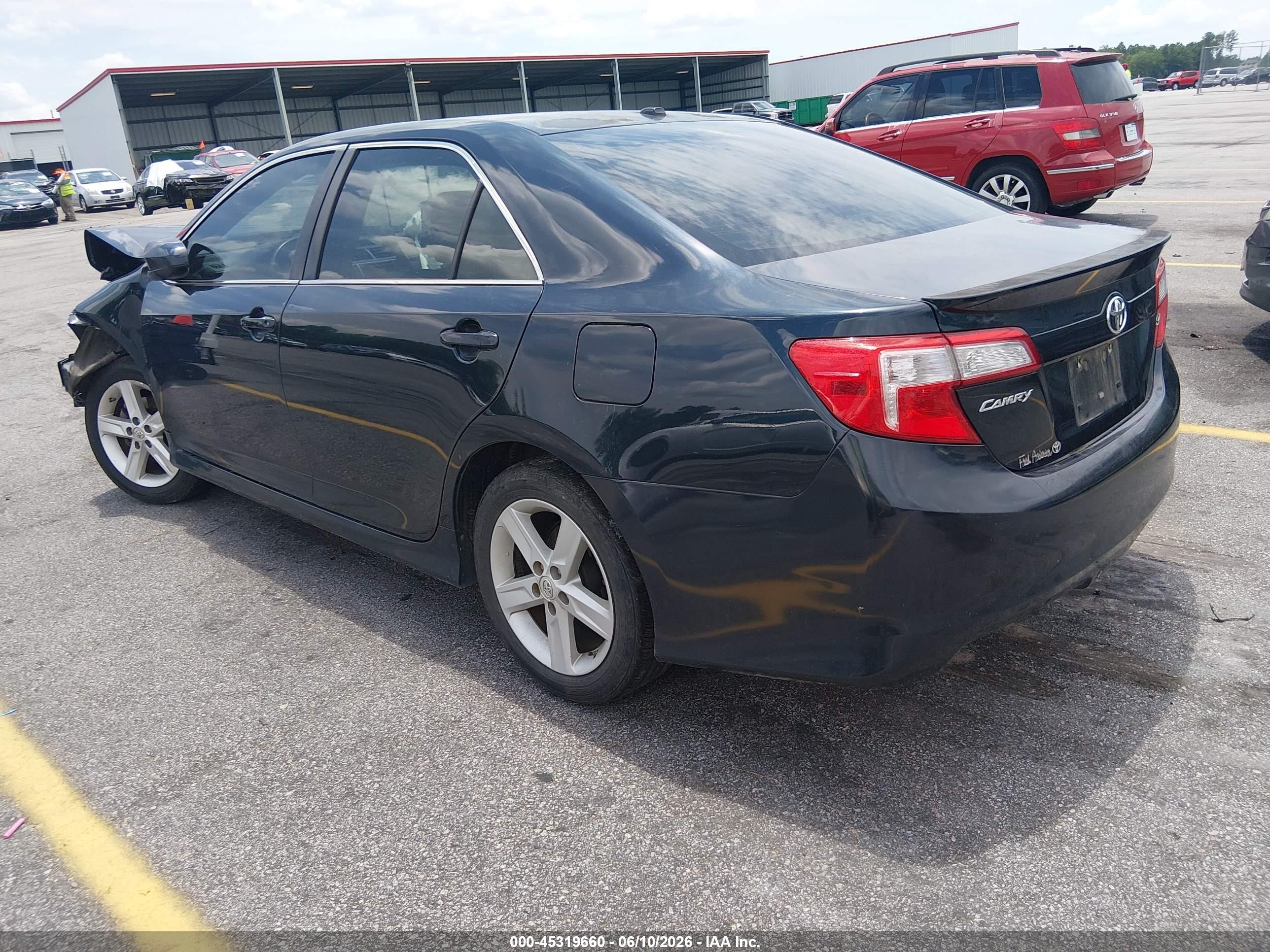 2014 Toyota Camry Se Black vin: 4T1BF1FK1EU782097