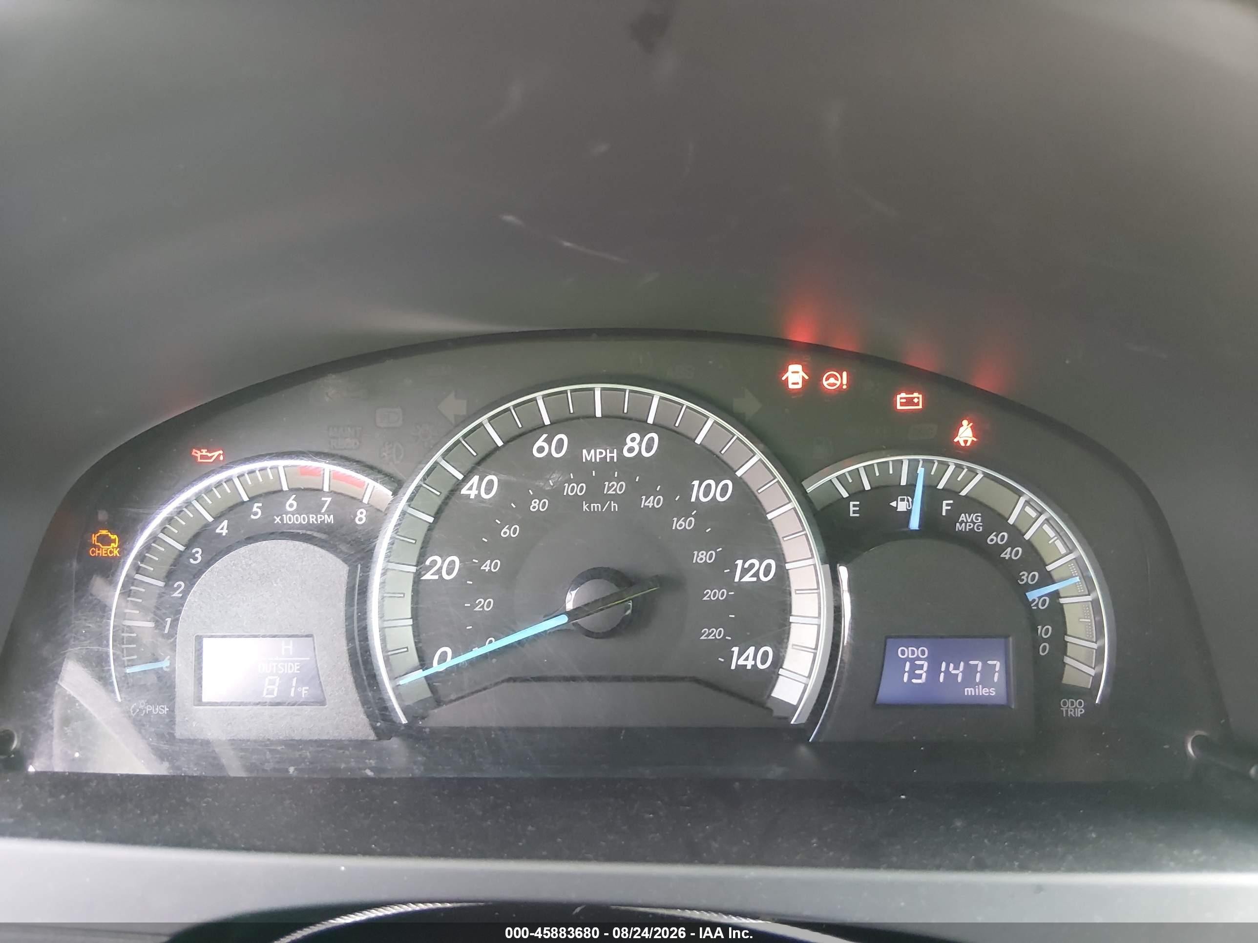 2014 Toyota Camry Se Red vin: 4T1BF1FK1EU783959