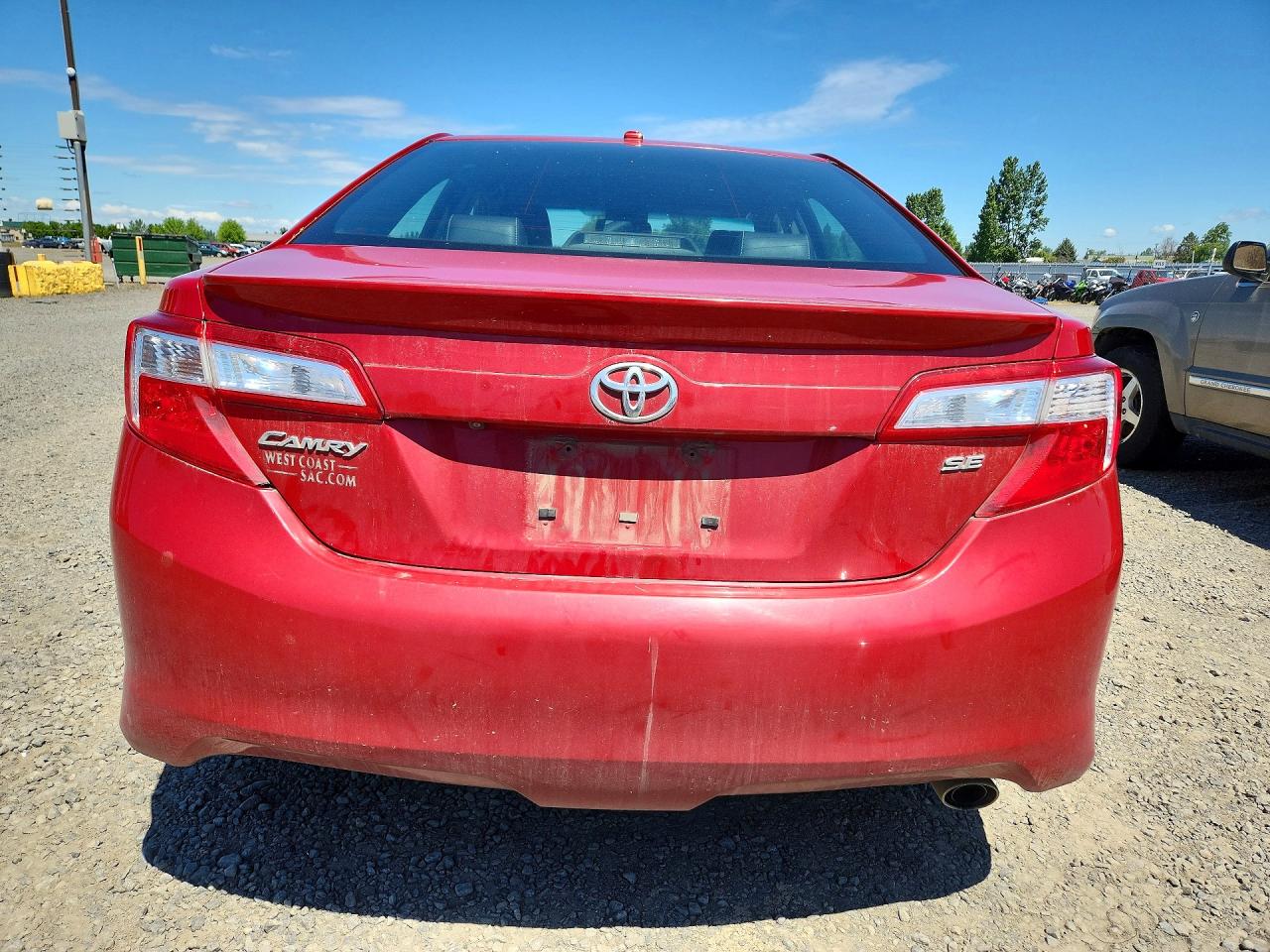 2014 Toyota Camry Se/xle Red vin: 4T1BF1FK1EU791155