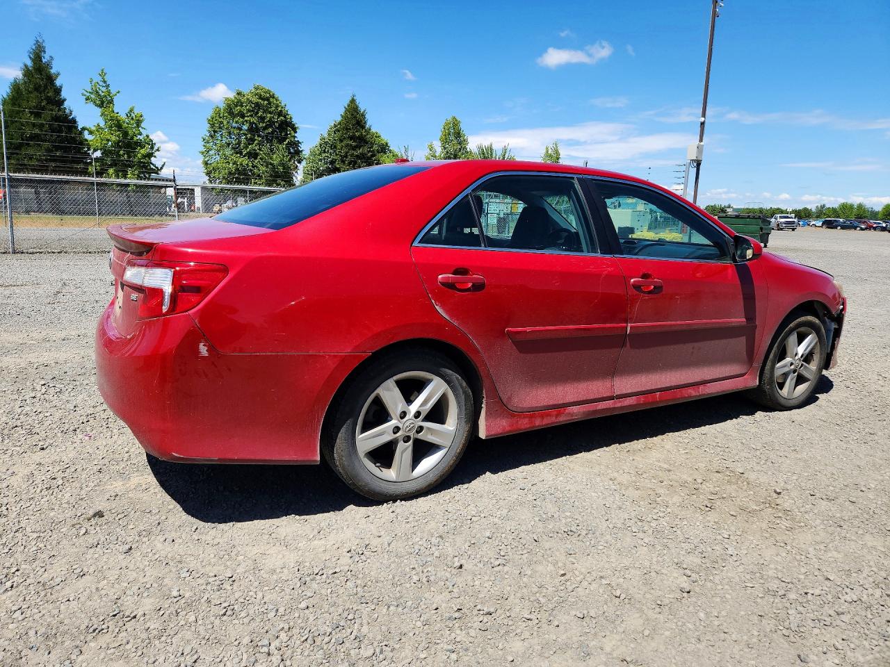 2014 Toyota Camry Se/xle Red vin: 4T1BF1FK1EU791155