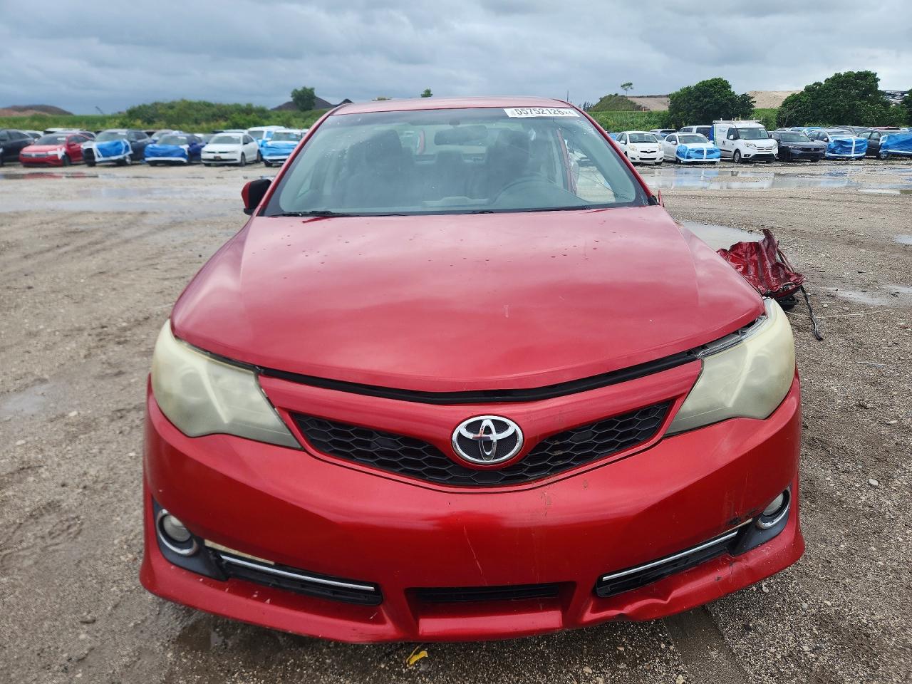 2014 Toyota Camry Se Красный vin: 4T1BF1FK1EU793245