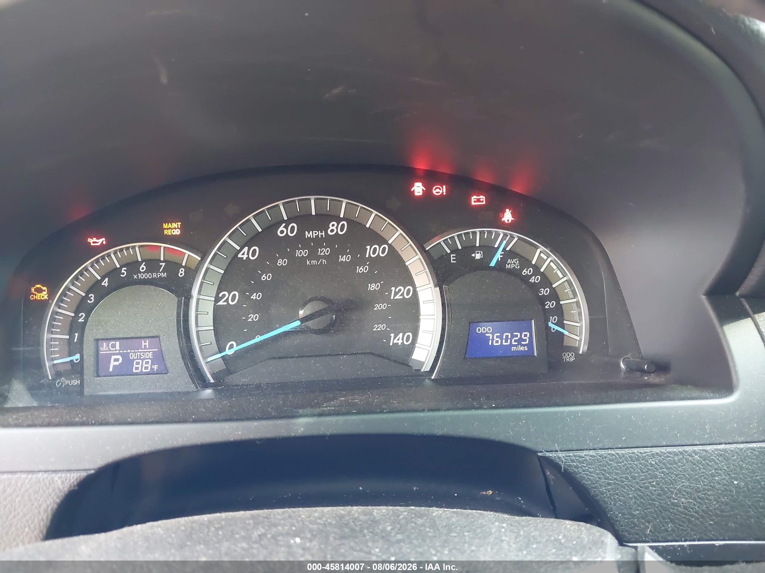 2014 Toyota Camry Se Red vin: 4T1BF1FK1EU794508
