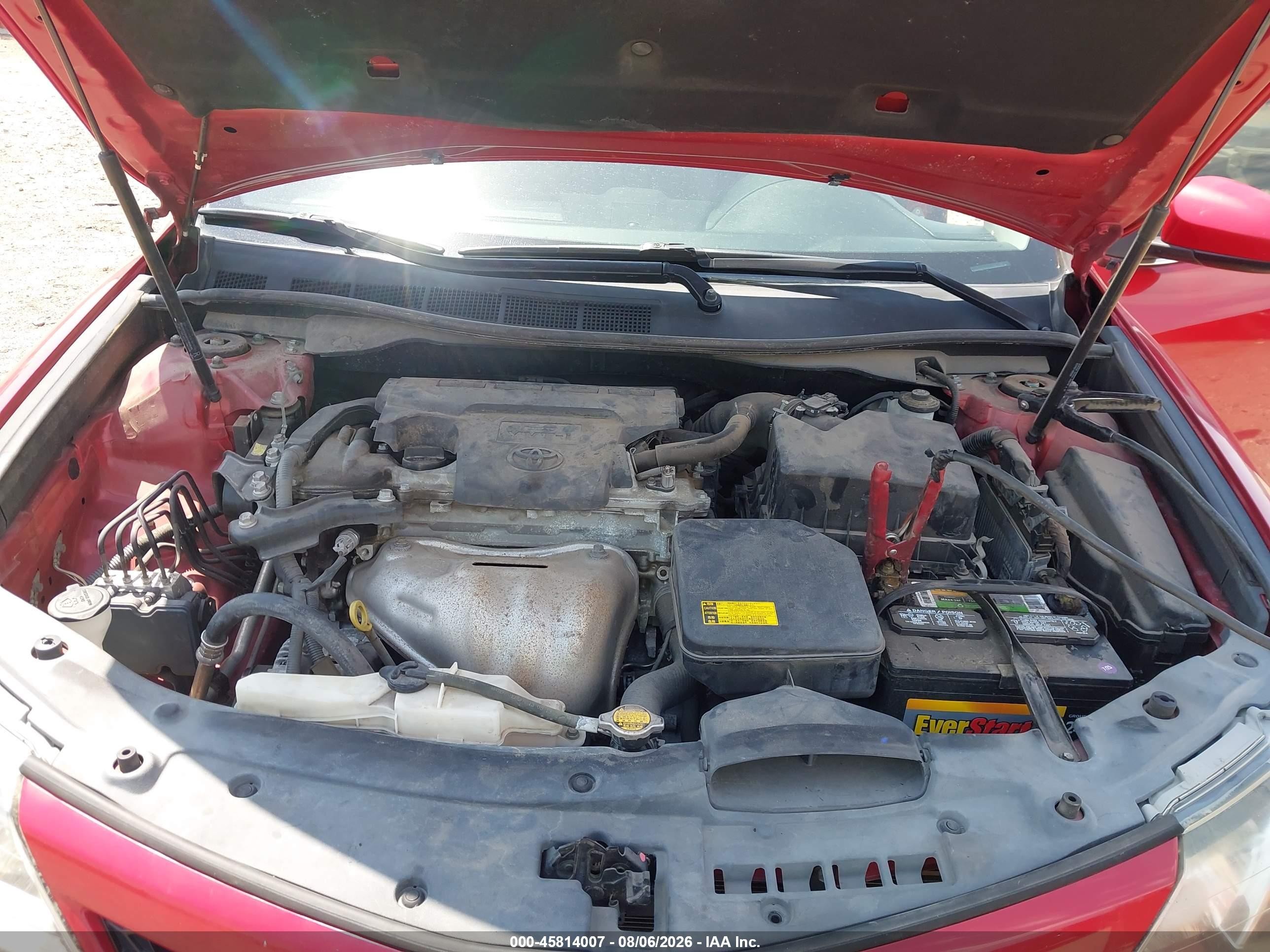 2014 Toyota Camry Se Red vin: 4T1BF1FK1EU794508