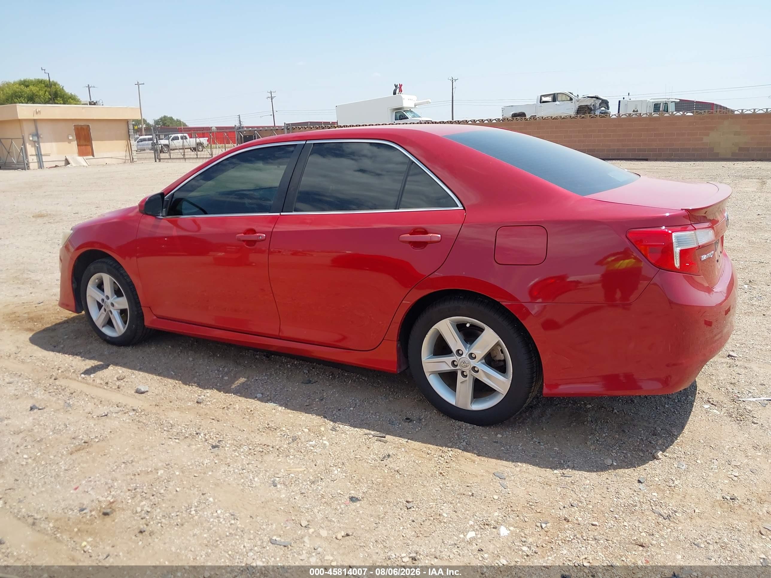 2014 Toyota Camry Se Red vin: 4T1BF1FK1EU794508