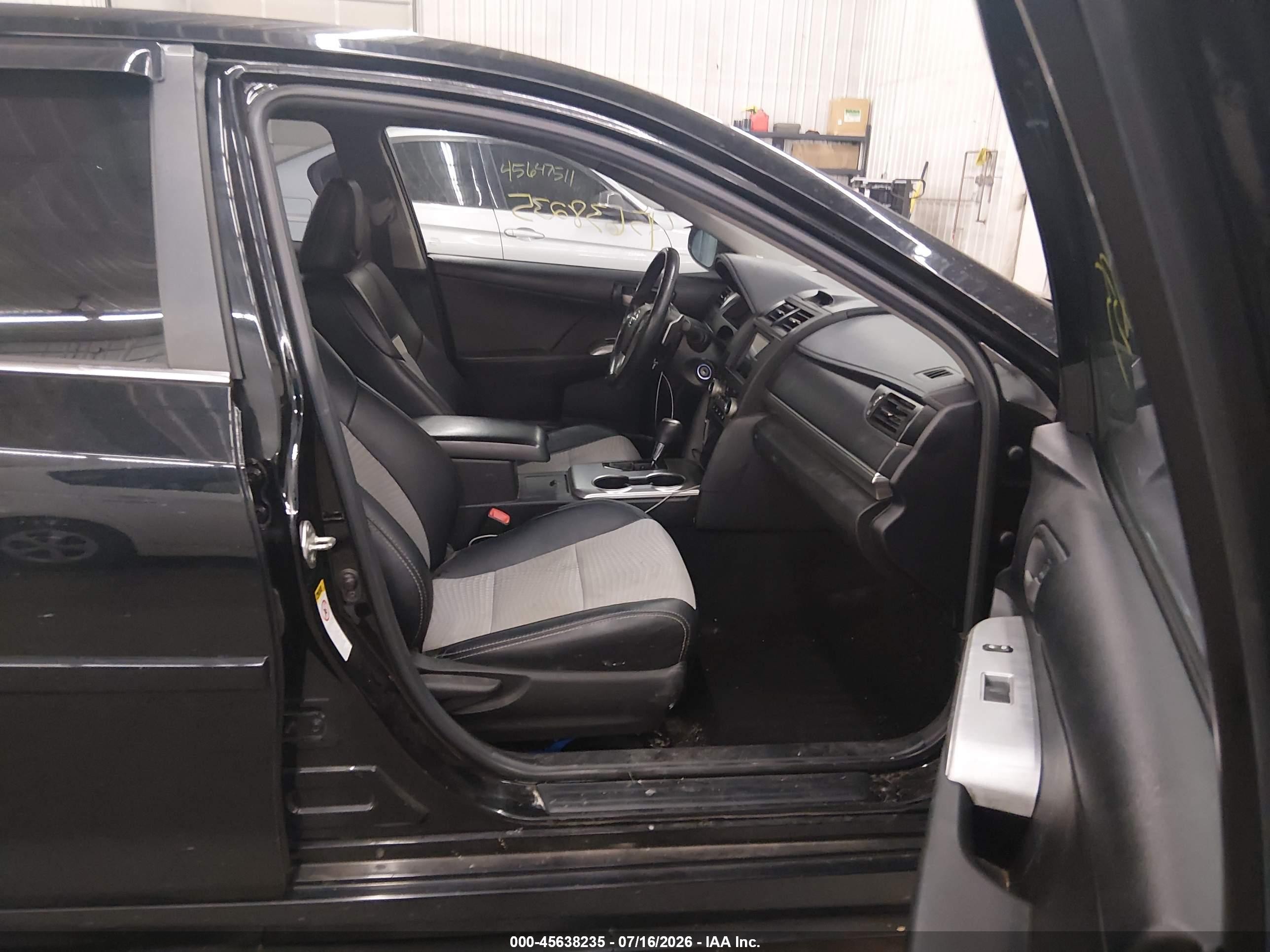 2014 Toyota Camry Se Sport Black vin: 4T1BF1FK1EU800761
