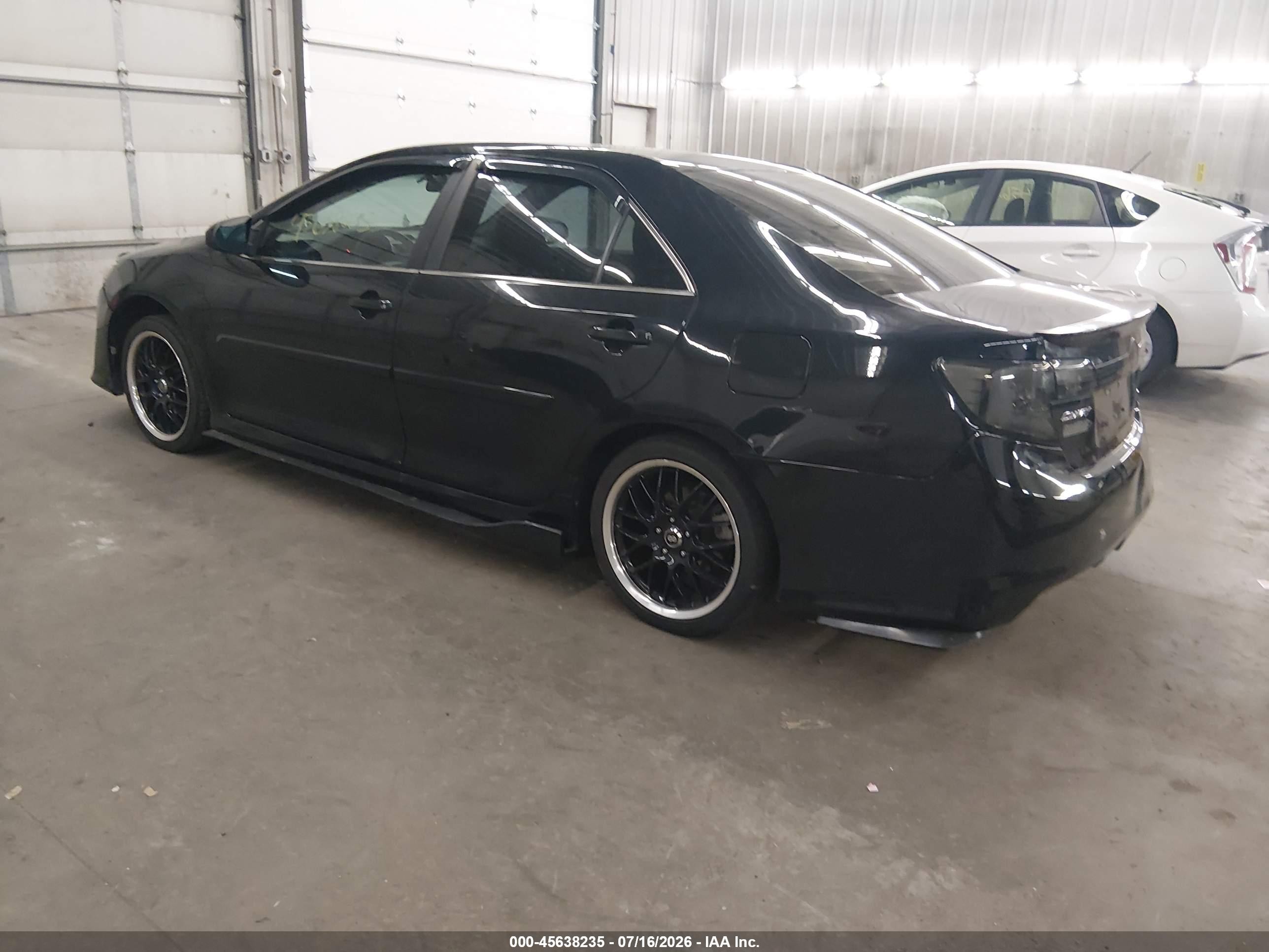 2014 Toyota Camry Se Sport Black vin: 4T1BF1FK1EU800761