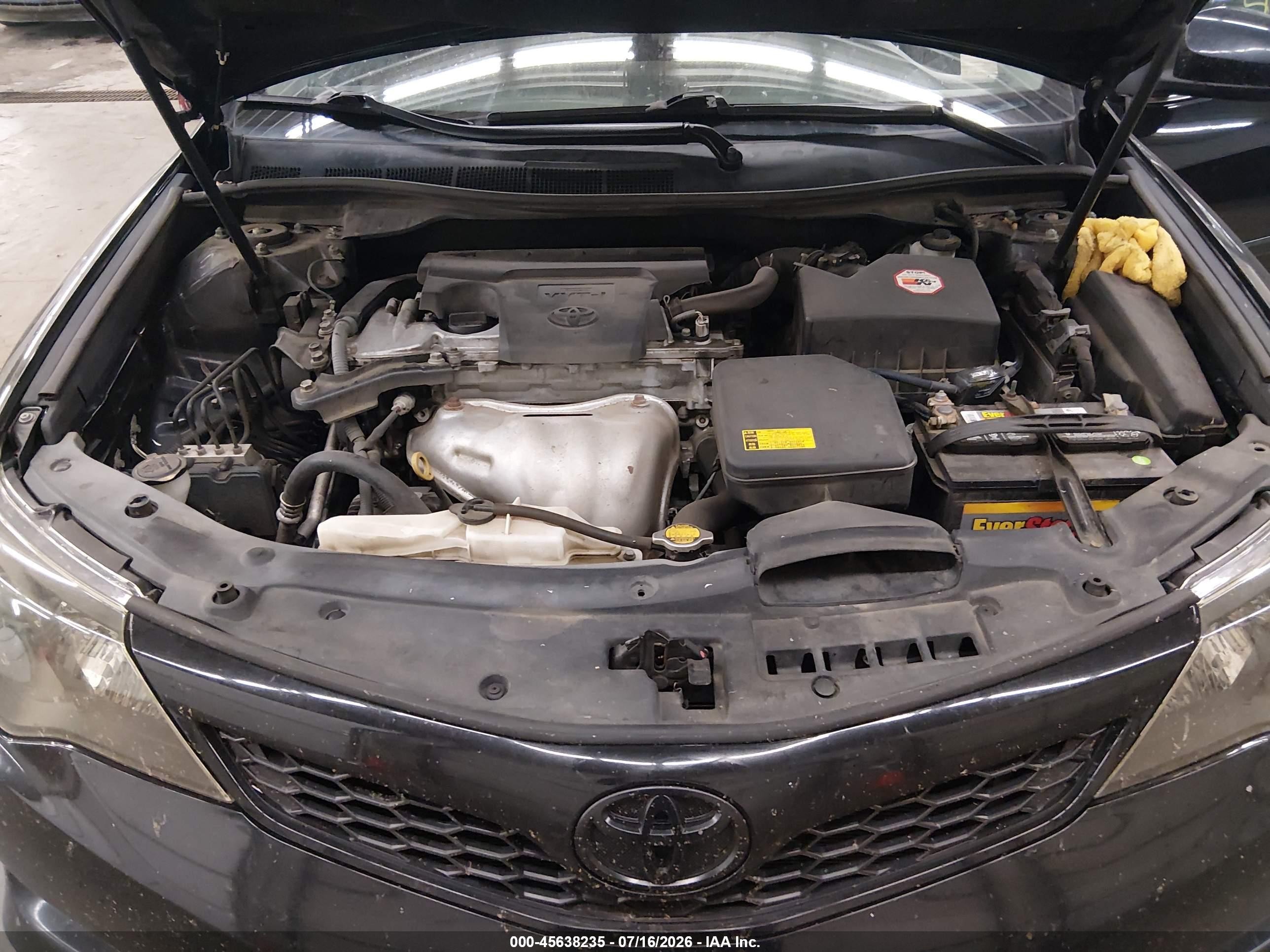 2014 Toyota Camry Se Sport Black vin: 4T1BF1FK1EU800761