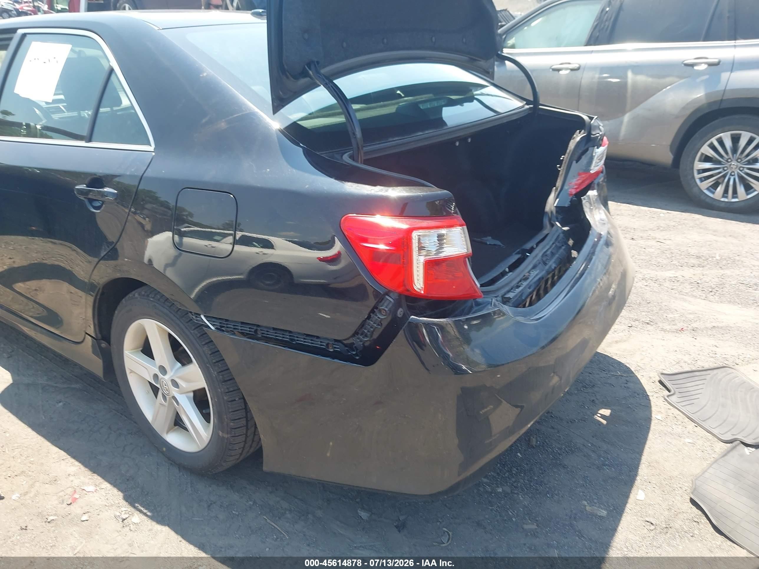 2014 Toyota Camry Se Black vin: 4T1BF1FK1EU817916
